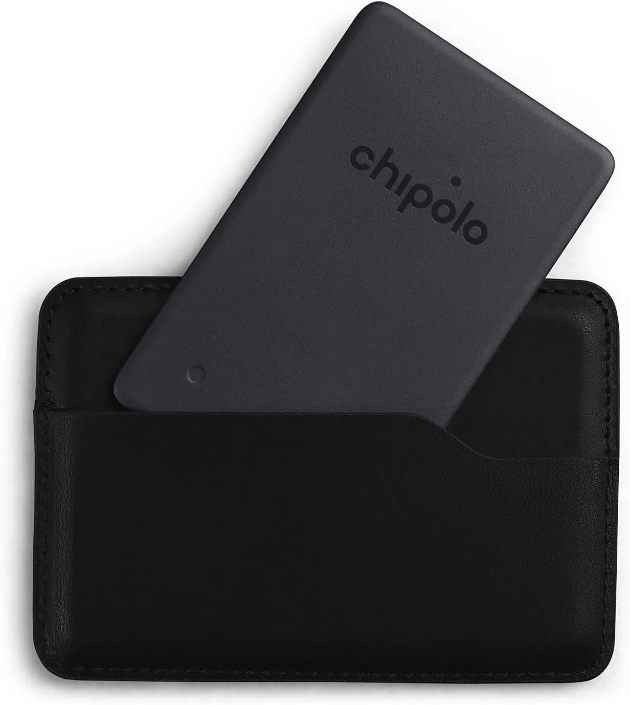 Chipolo Spot Pack – 1x Card Spot   1x ONE Spot – Wallet Tracker & Key Finder for Apple Find My app (iOS only) – Bluetooth Tracker for Keys, Bags, Luggage (Black)