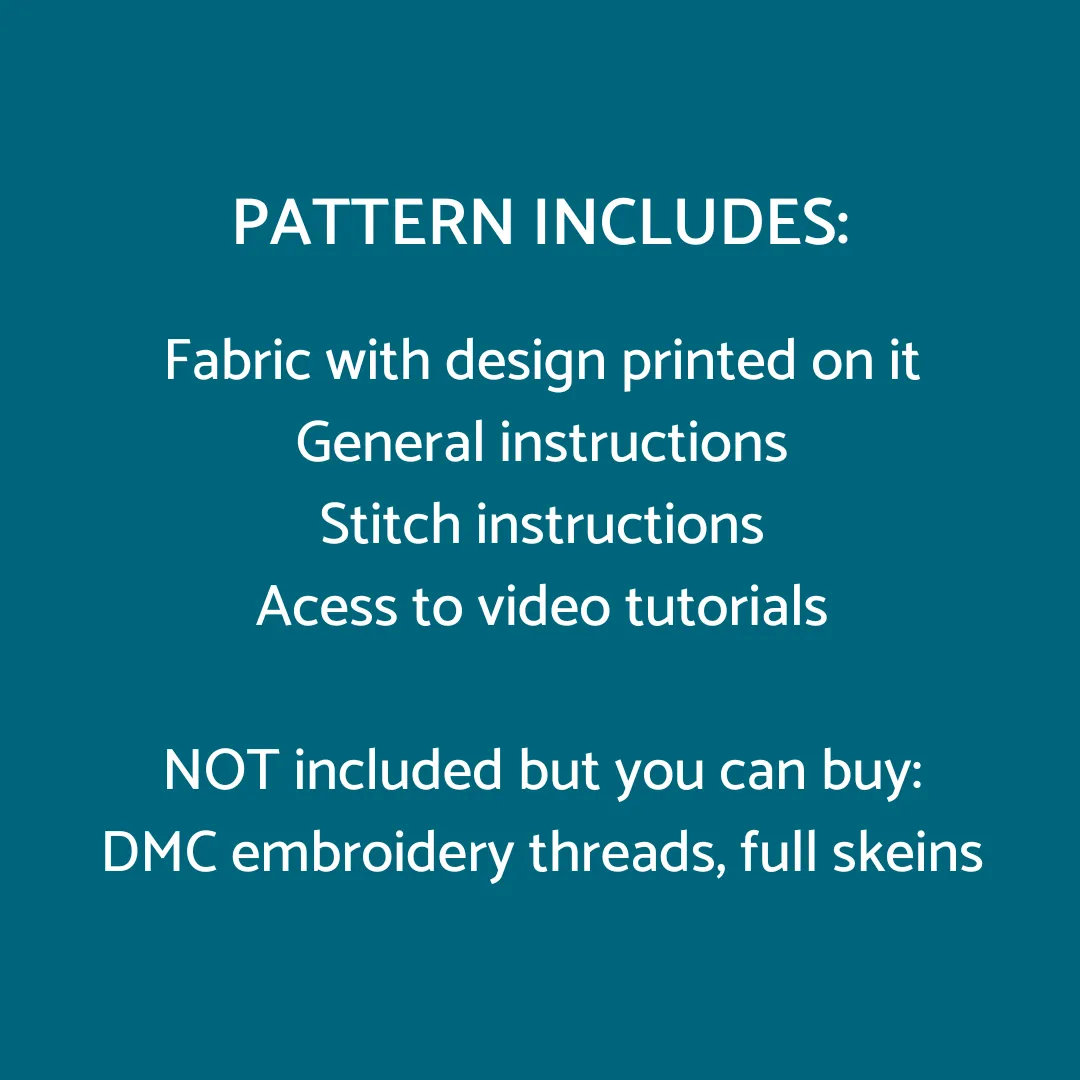 Chirpy birds embroidery pattern