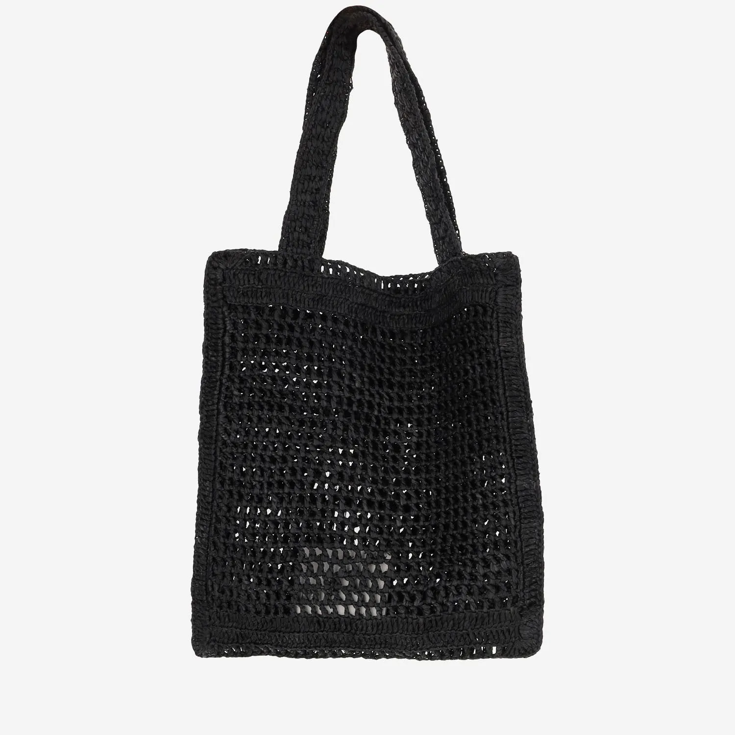 Chloè Summer Banana Raffia Tygväska