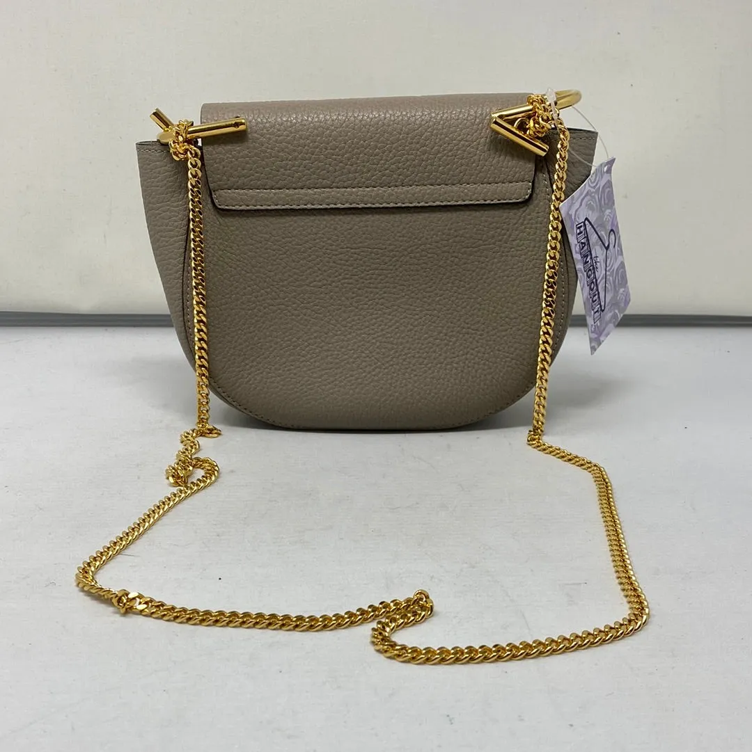 Chloe Mini Drew Bag With Gold Hardware
