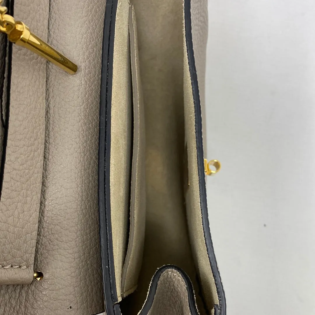 Chloe Mini Drew Bag With Gold Hardware