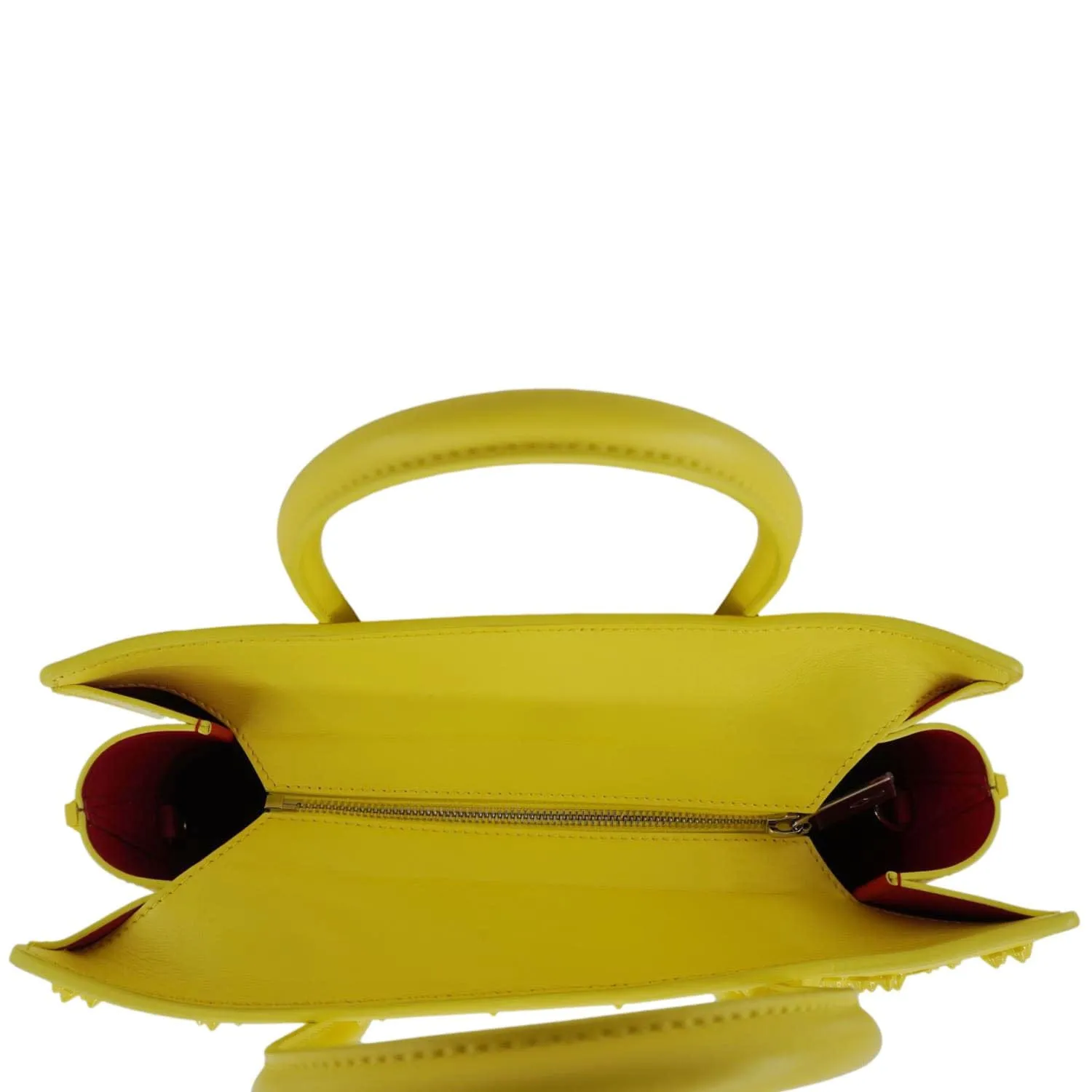 CHRISTIAN LOUBOUTIN Paloma Medium Leather Tote Bag Yellow