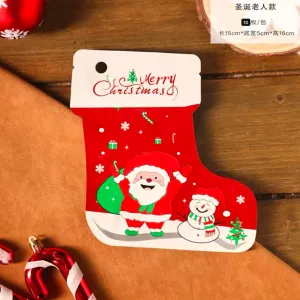 Christmas Candy Bags - Boot Shape X3