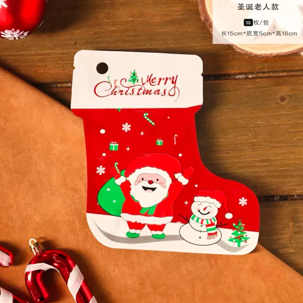 Christmas Candy Bags - Boot Shape X3