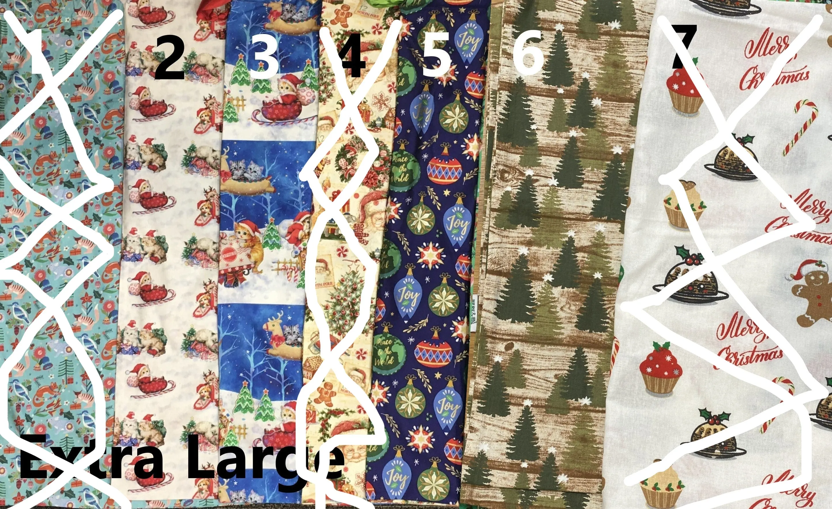 Christmas Drawstring Bags made by HTM