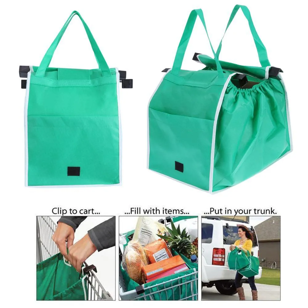 Clip-To-Cart Shopping Bag