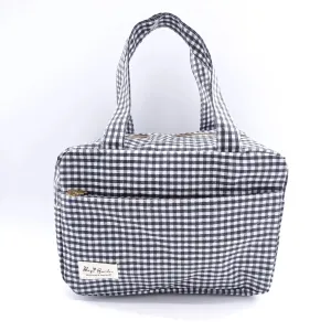 Cofre waterproof Vichy negro Bags Garden
