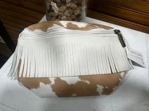 Cowhide Belt Bag w/Fringe