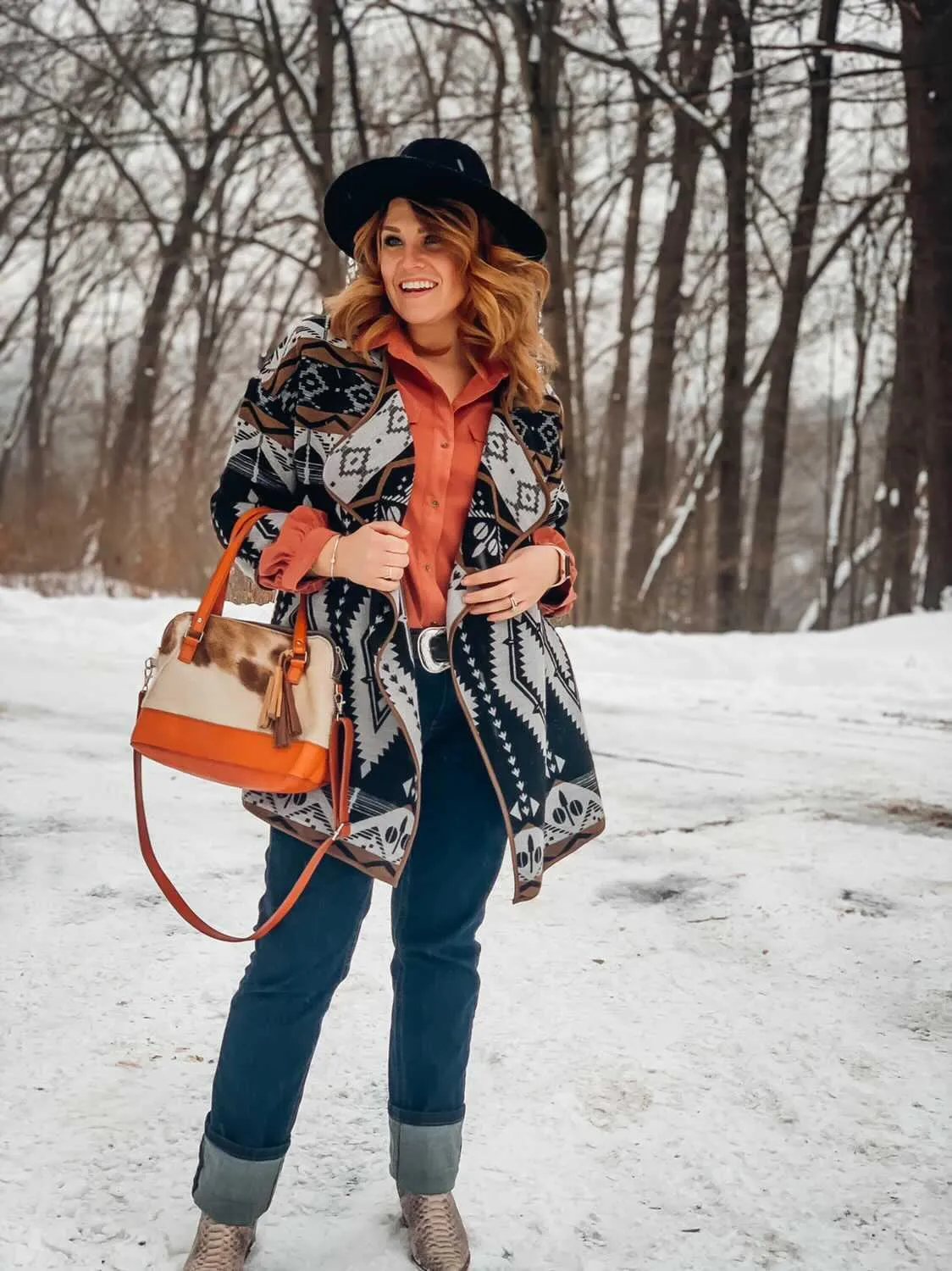 Cowhide Shoulder Bag