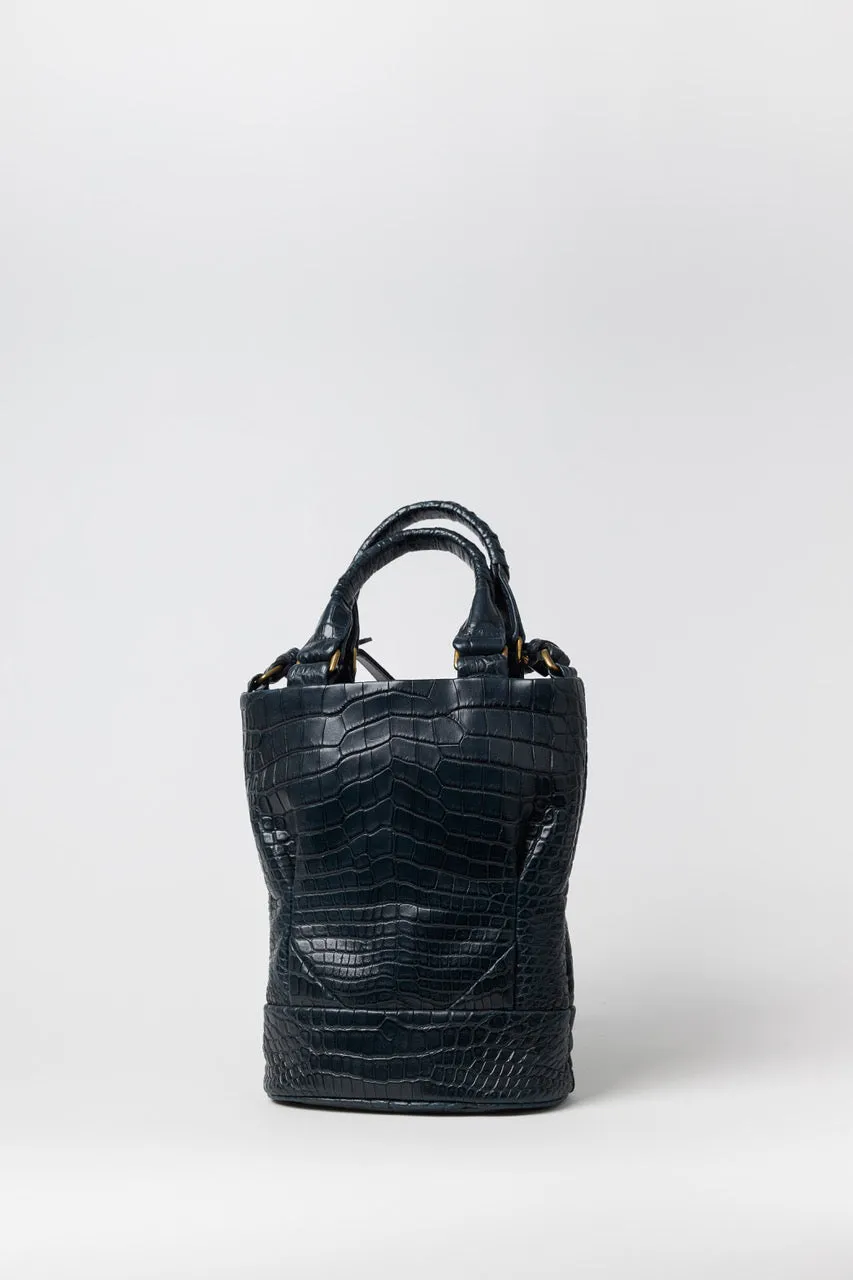 Crocodile Tote Bag with Strap