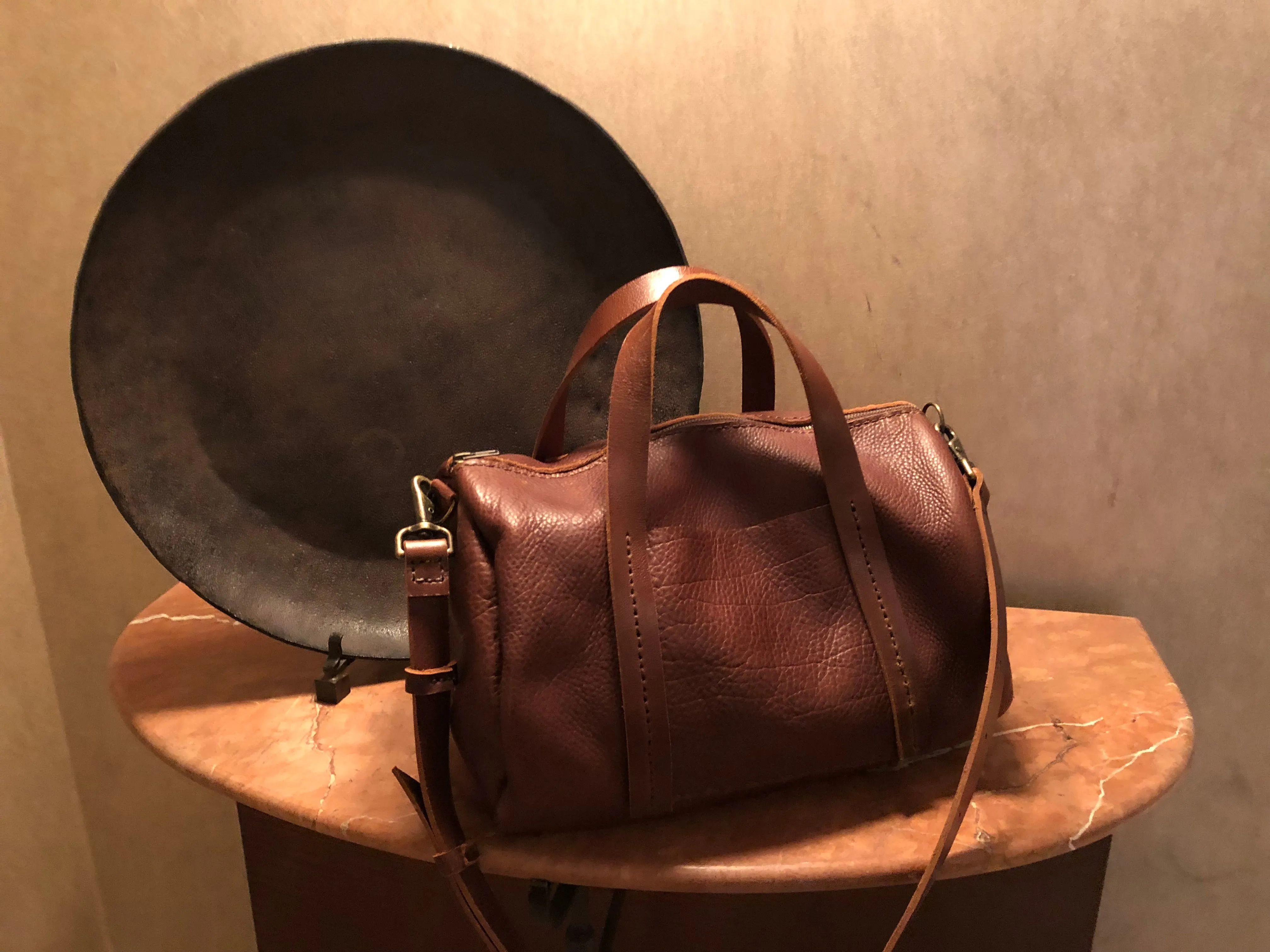 Crossbody Duffle, Soft Leather Satchel, Leather Laptop Bag