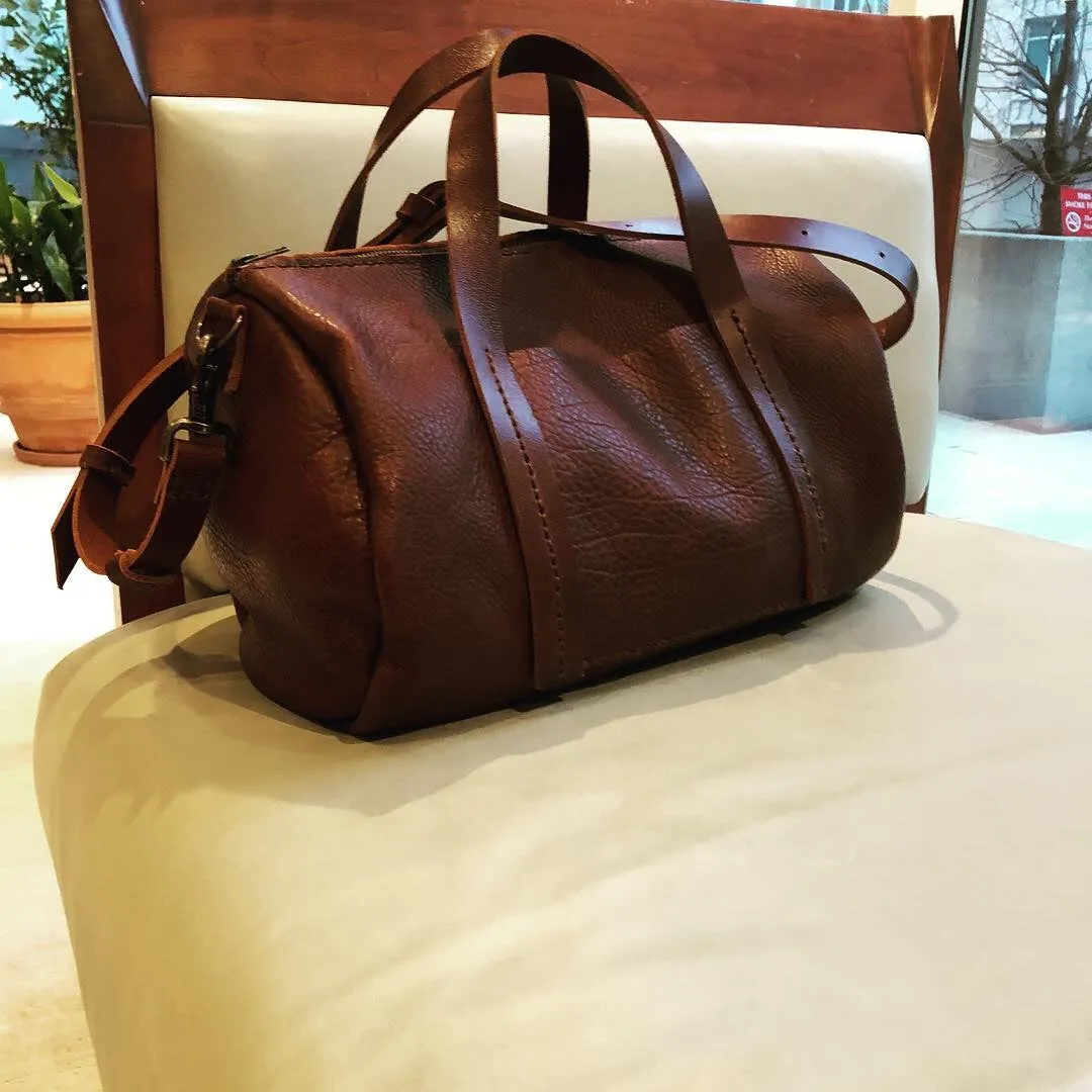 Crossbody Duffle, Soft Leather Satchel, Leather Laptop Bag
