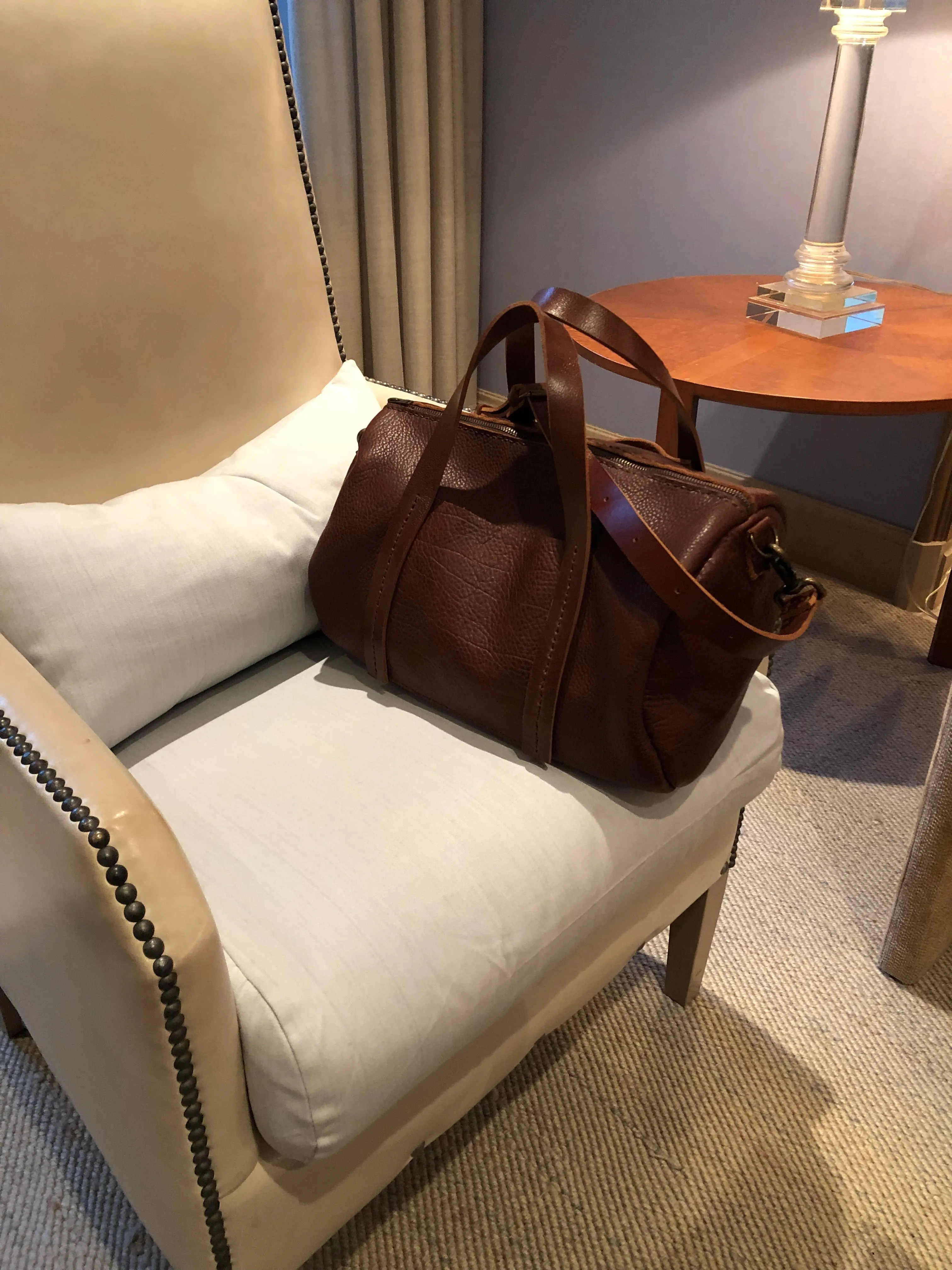 Crossbody Duffle, Soft Leather Satchel, Leather Laptop Bag