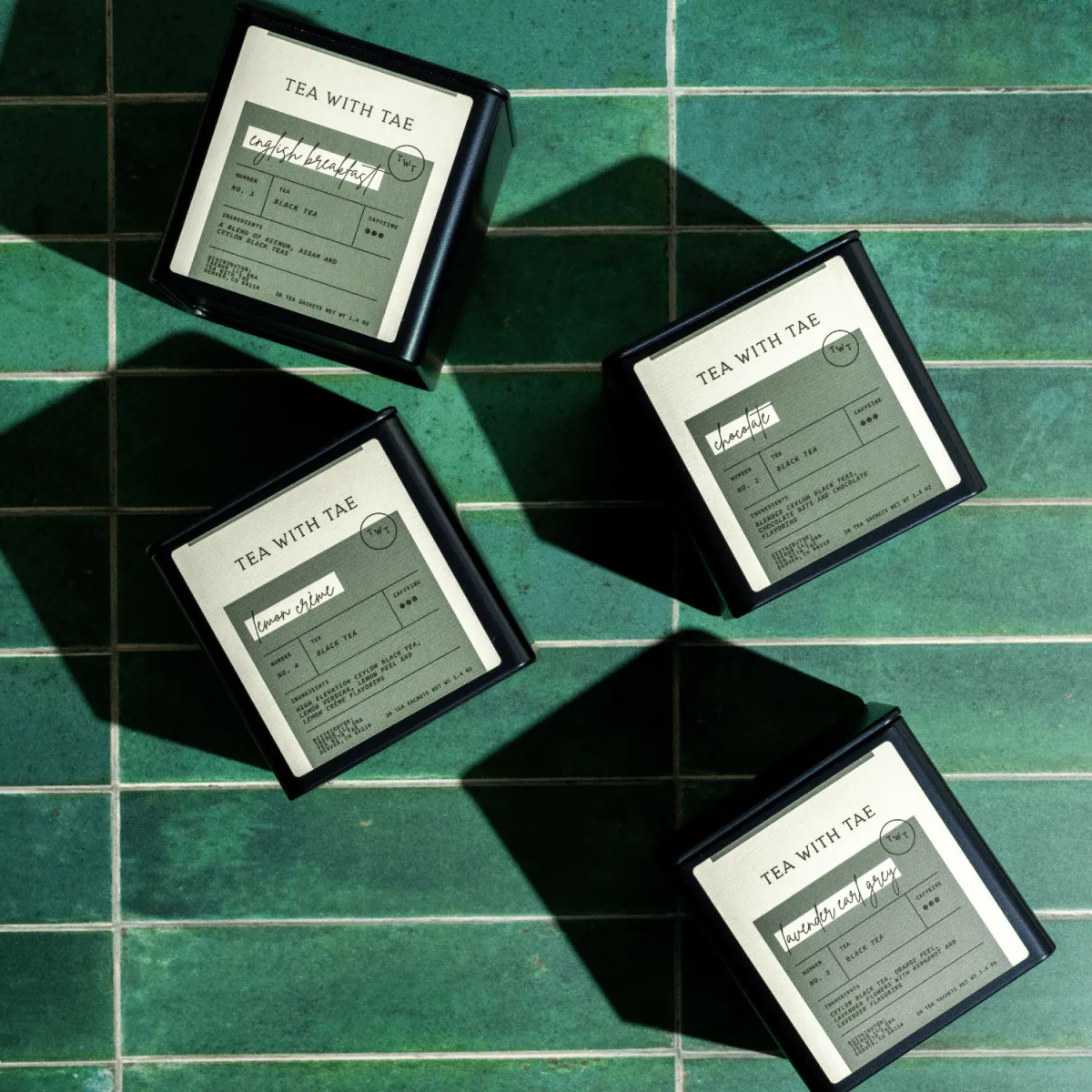 Custom Large Tea Tin (20 pyramid tea bags)