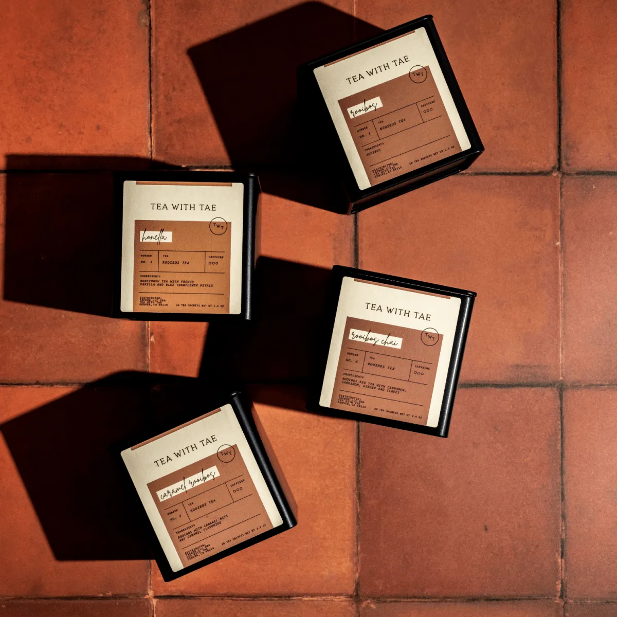 Custom Large Tea Tin (20 pyramid tea bags)