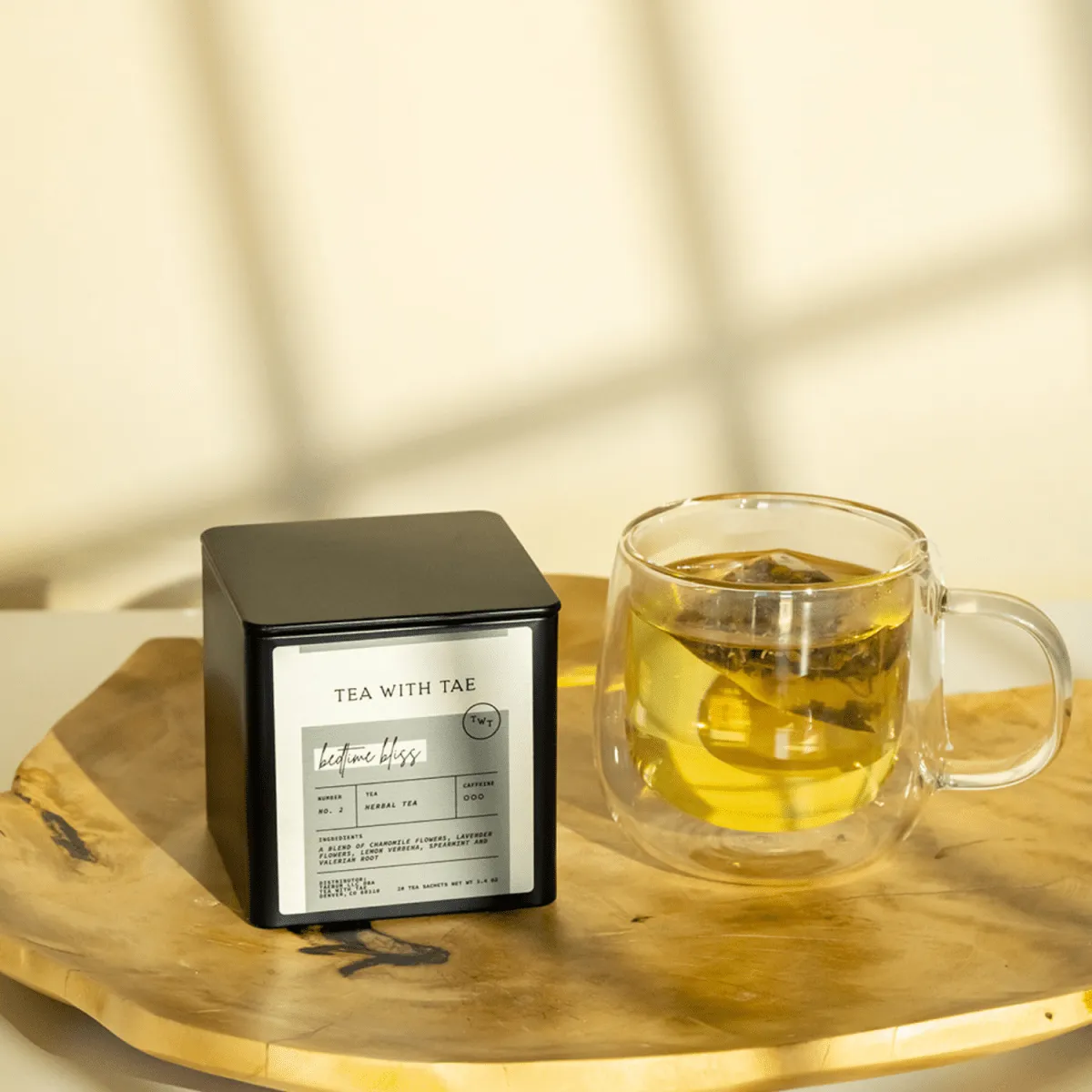 Custom Large Tea Tin (20 pyramid tea bags)