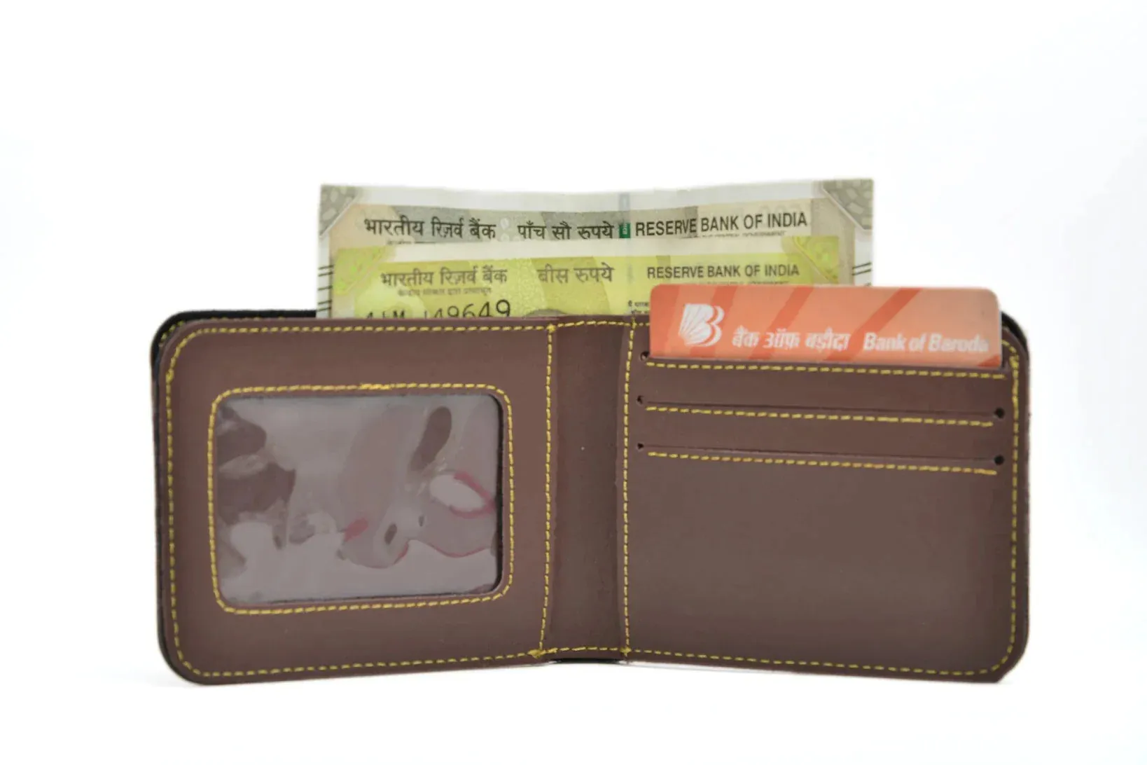 Customized Men's 3 Pcs Combo with Classic Bottle - Brown
