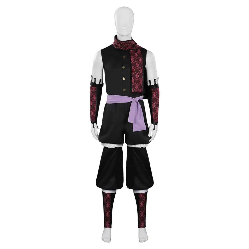 Demon Slayer:Kimetsu no Yaiba Giyuutarou Outfits Cosplay Costume Halloween Carnival Suit