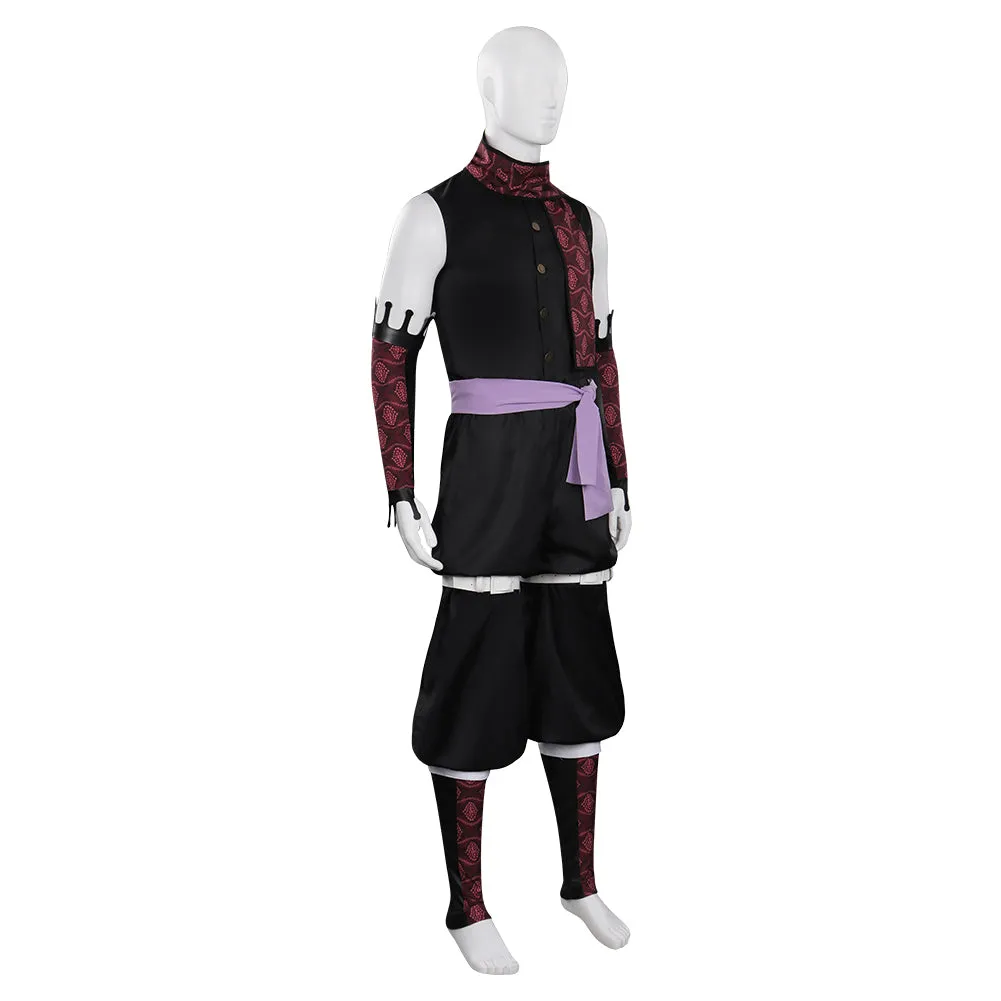 Demon Slayer:Kimetsu no Yaiba Giyuutarou Outfits Cosplay Costume Halloween Carnival Suit