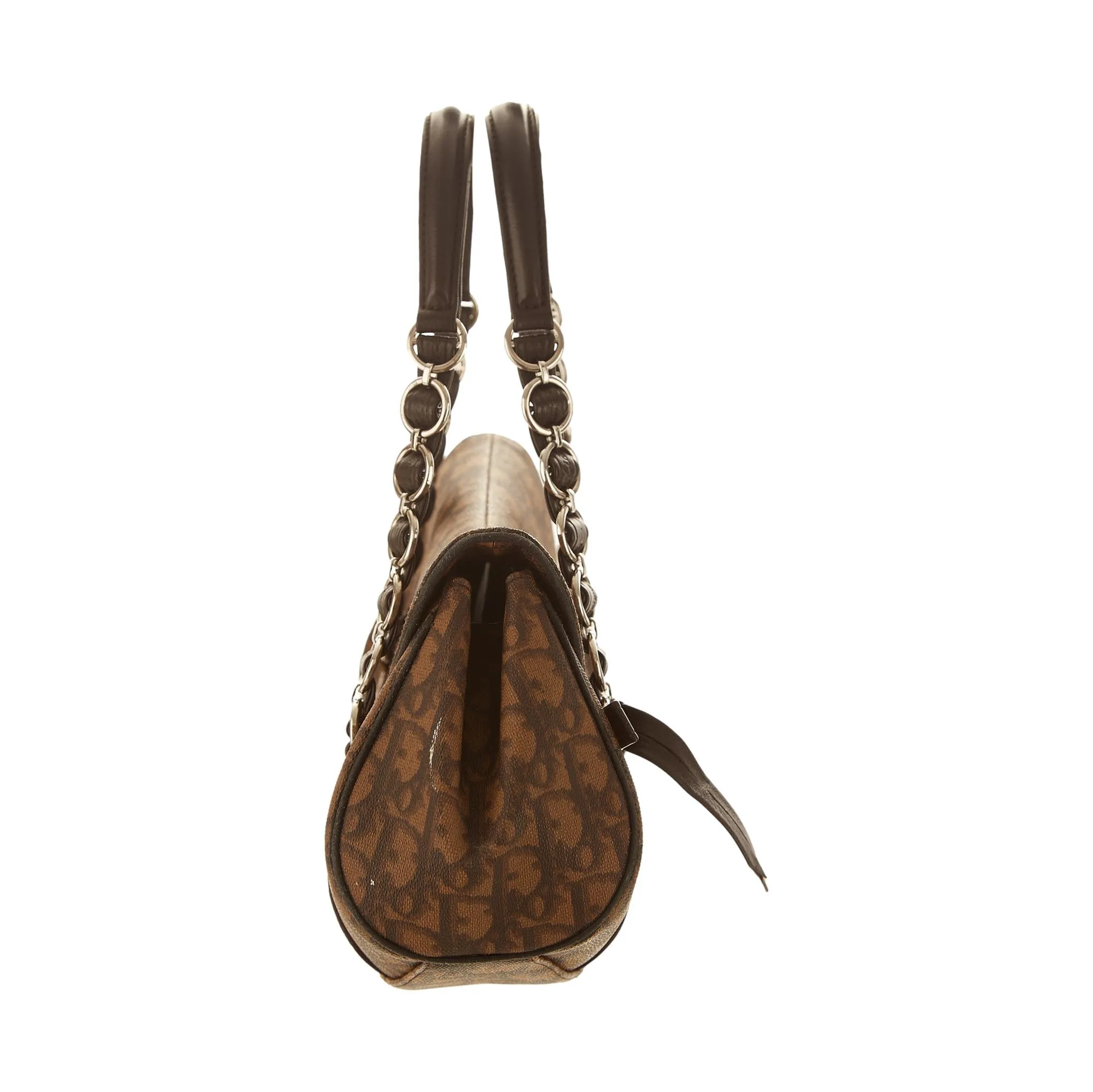 Dior Brown Logo Shoulder Bag