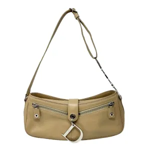 Dior Tan Logo Hardware Shoulder Bag