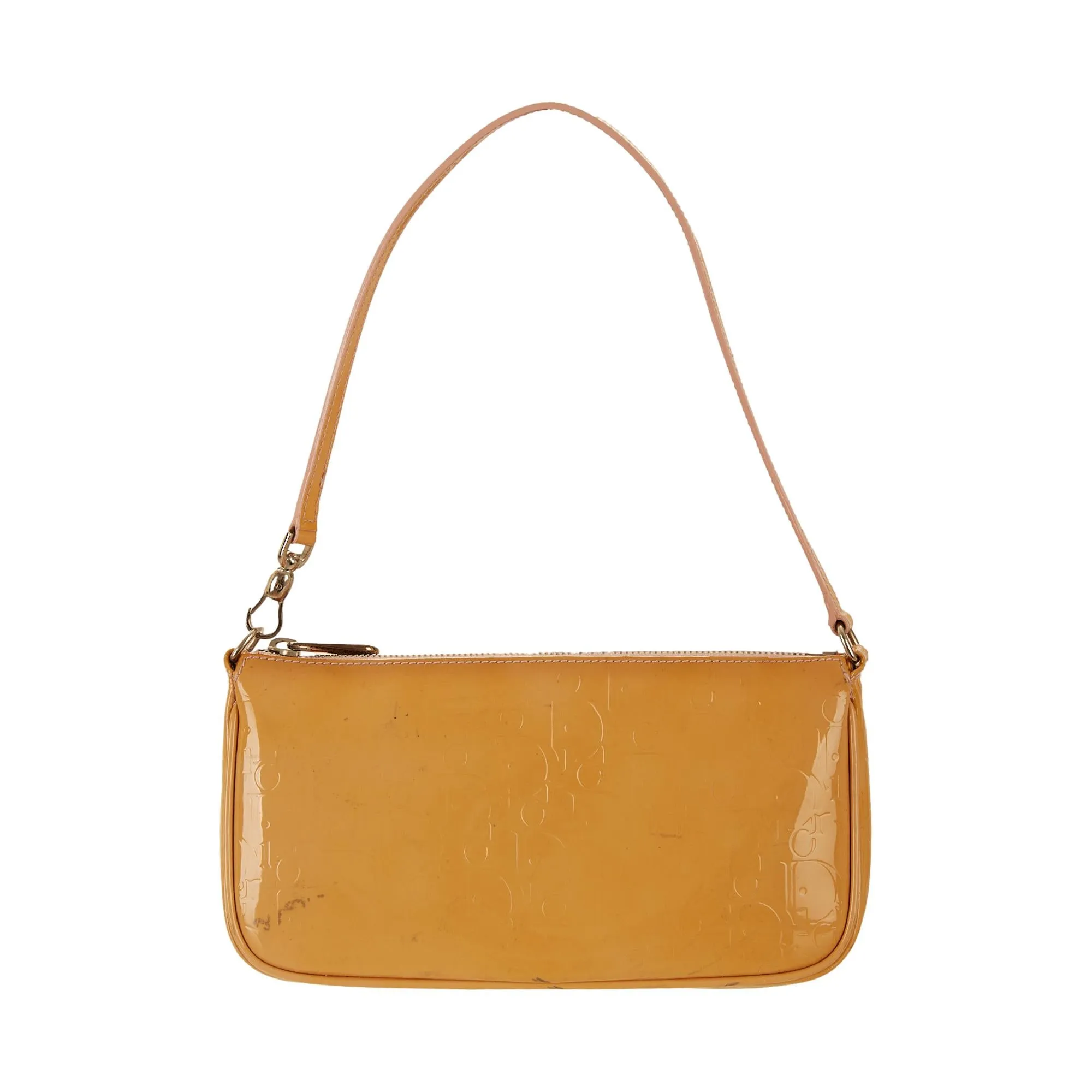 Dior Yellow Logo Shoulder Bag