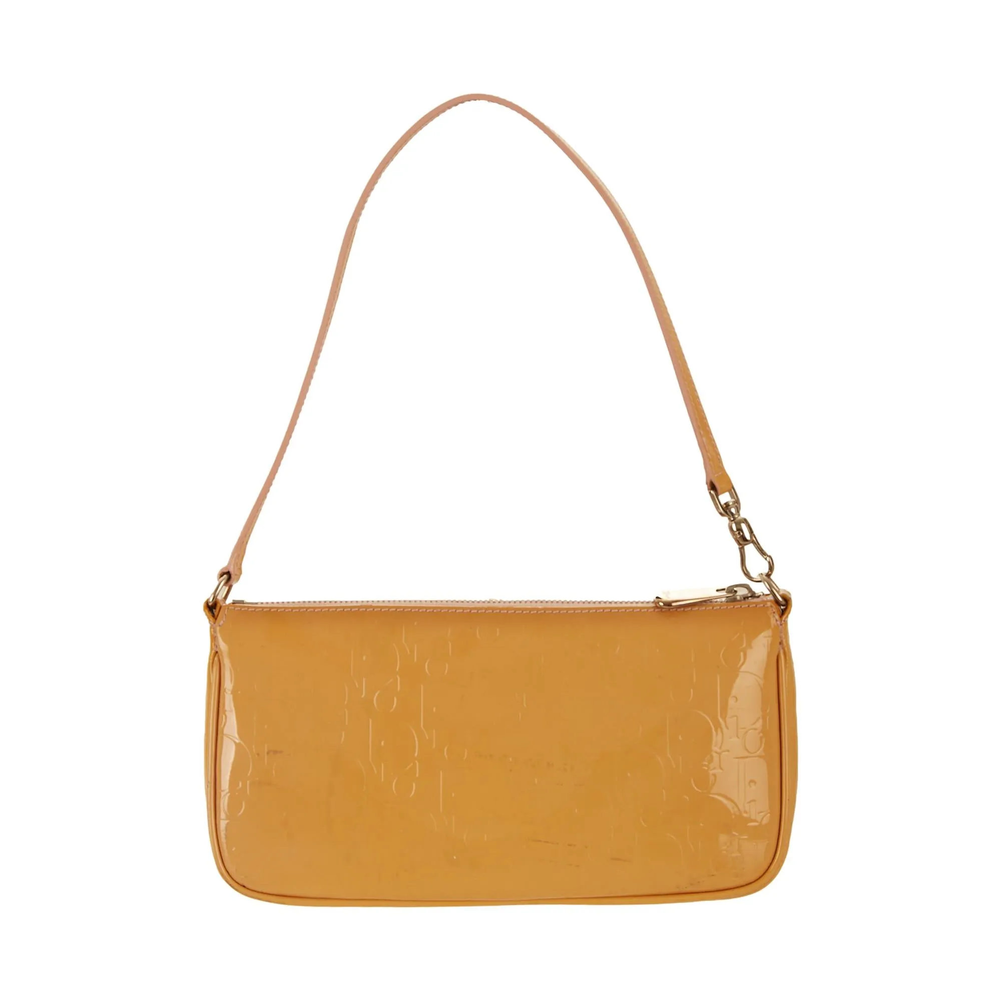 Dior Yellow Logo Shoulder Bag