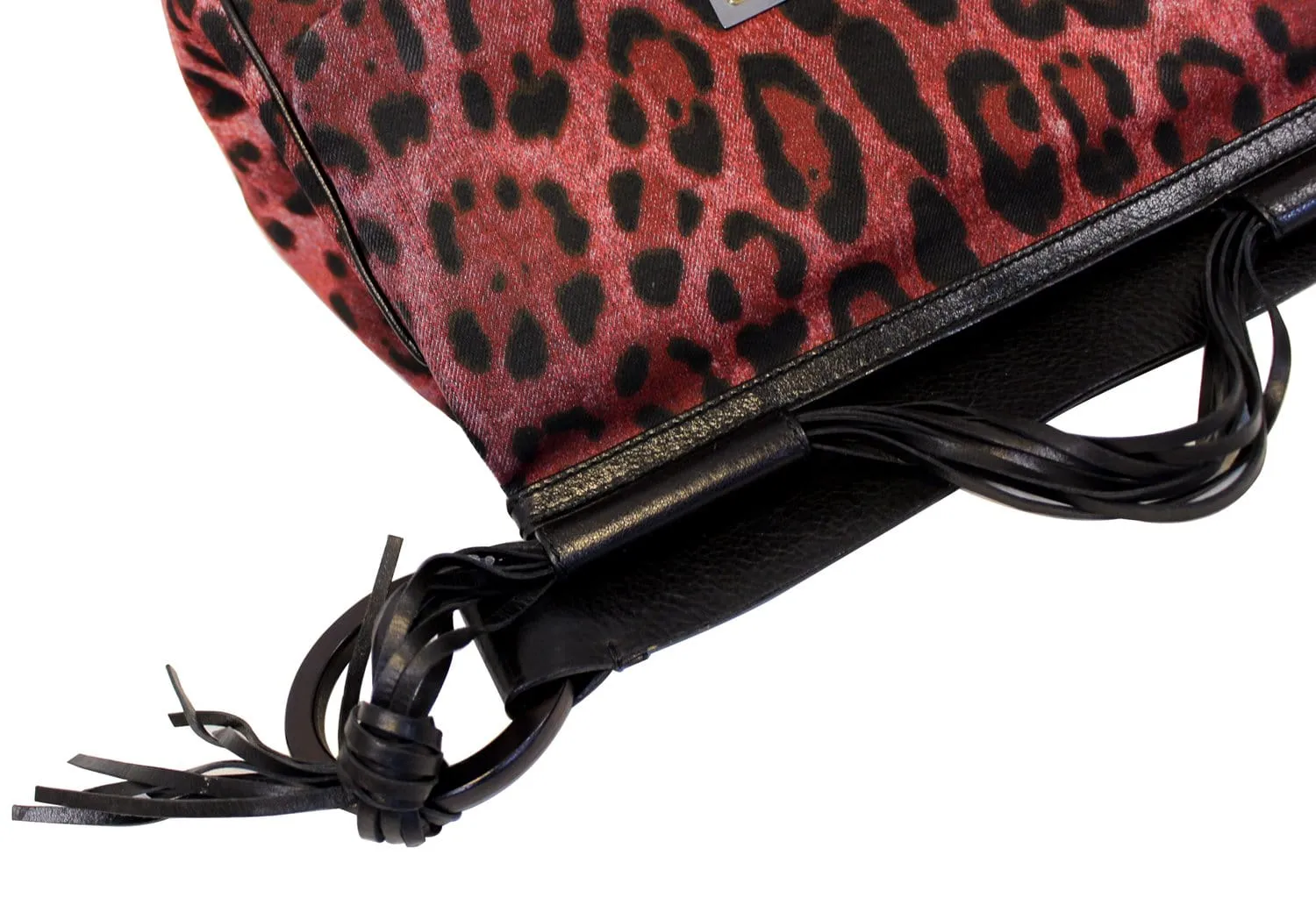 DOLCE & GABBANA Miss Sicily Leopard Print Shoulder Bag - Sale