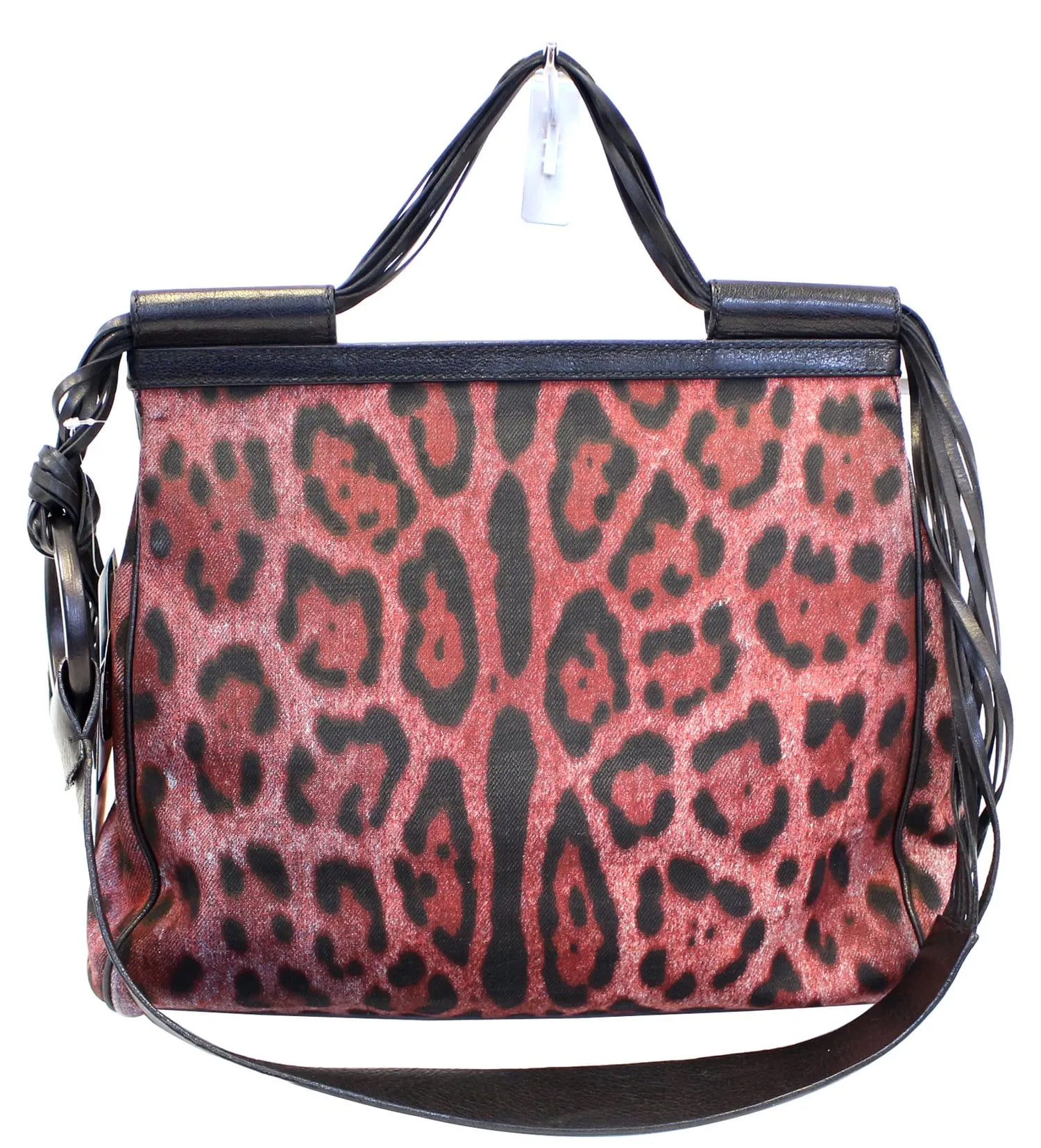 DOLCE & GABBANA Miss Sicily Leopard Print Shoulder Bag - Sale