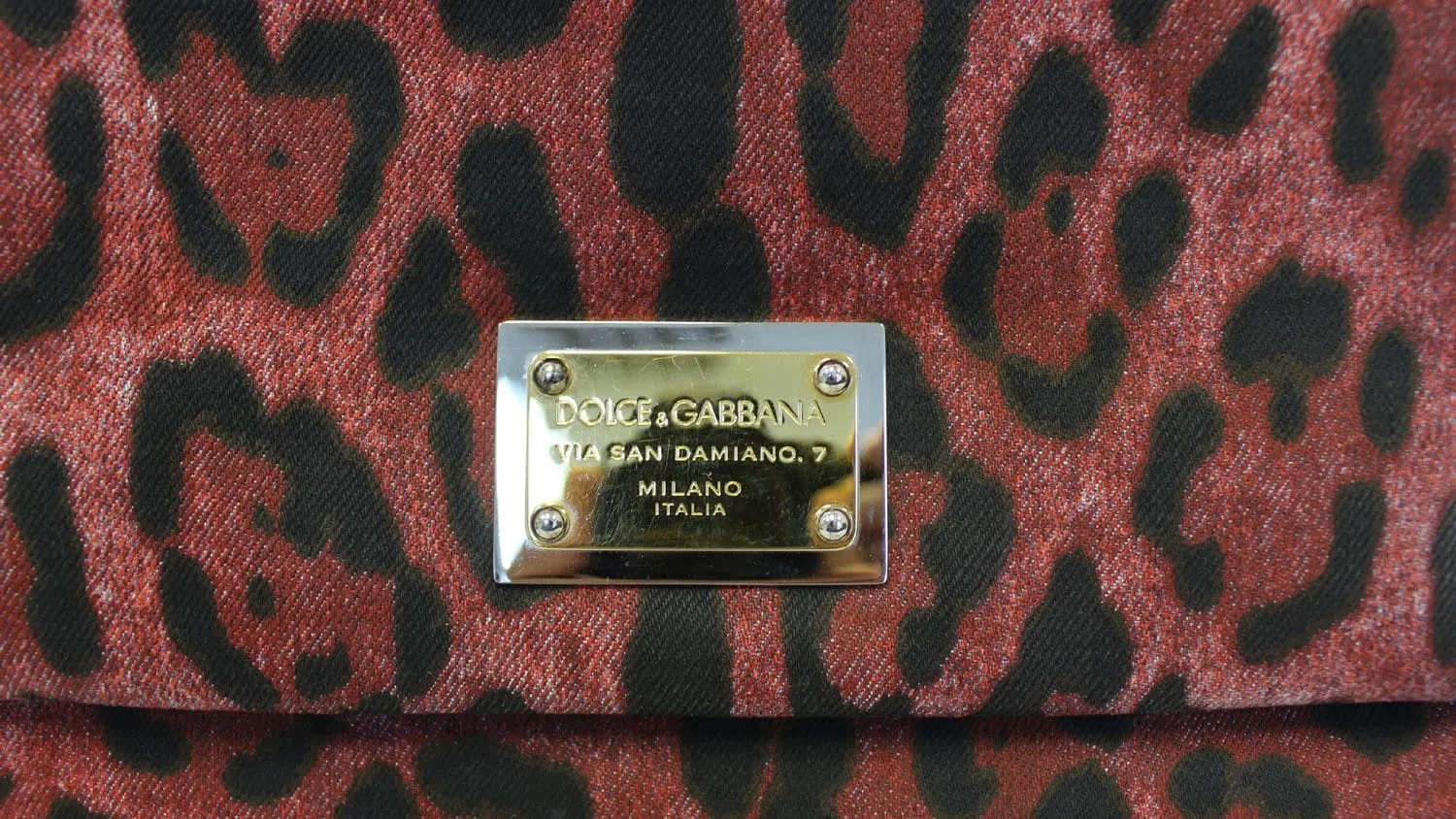 DOLCE & GABBANA Miss Sicily Leopard Print Shoulder Bag - Sale