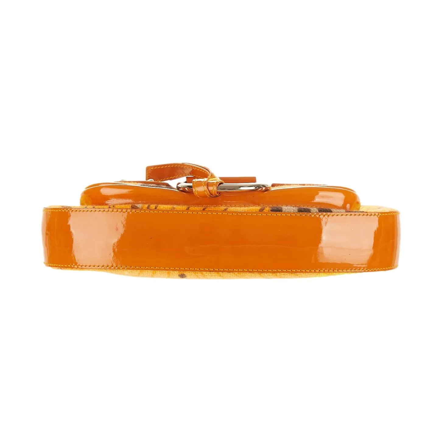 Dolce & Gabbana Orange Cheetah Print Shoulder Bag