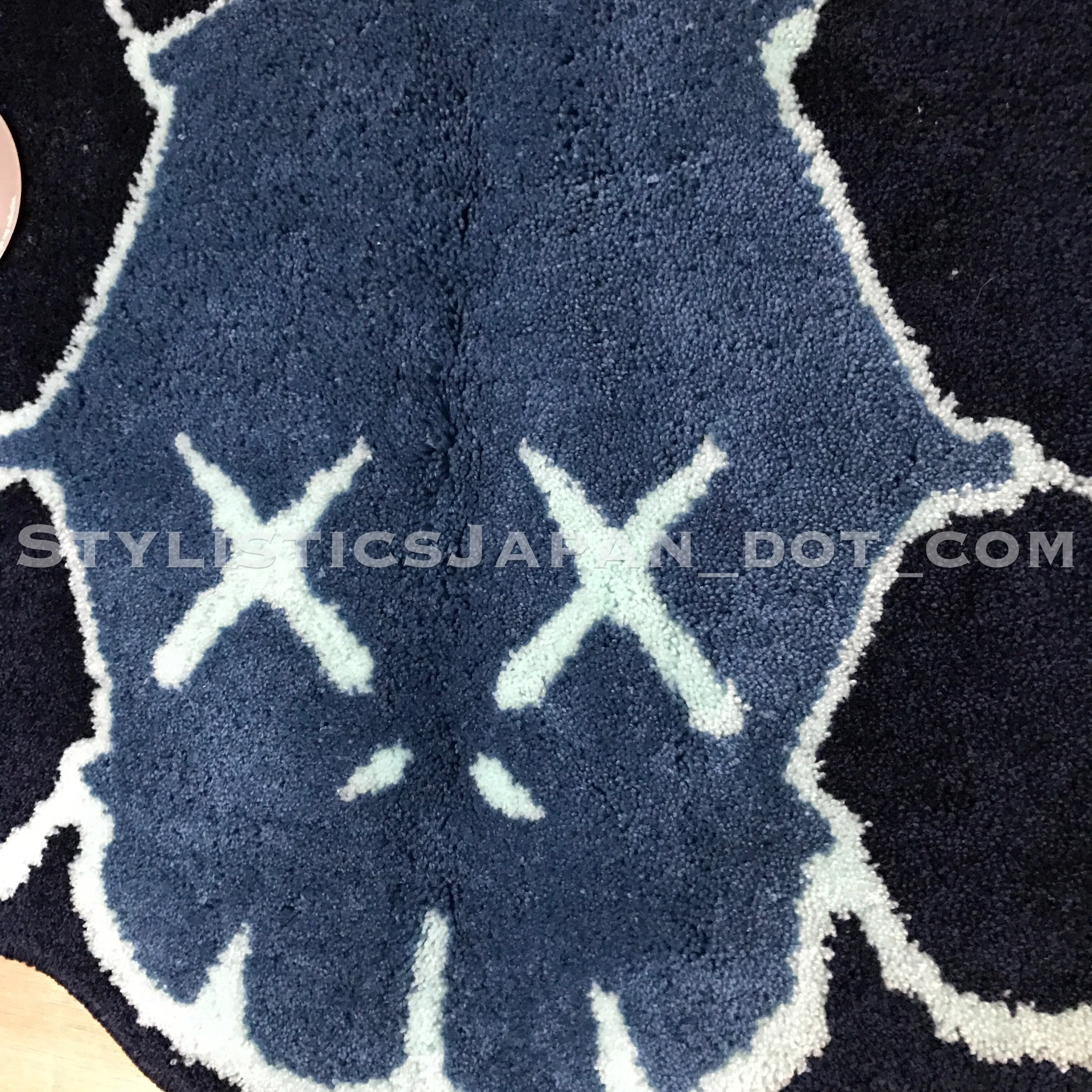 DS! Original Fake (Kaws) x G1950 Skull Rug Mat Navy/Black