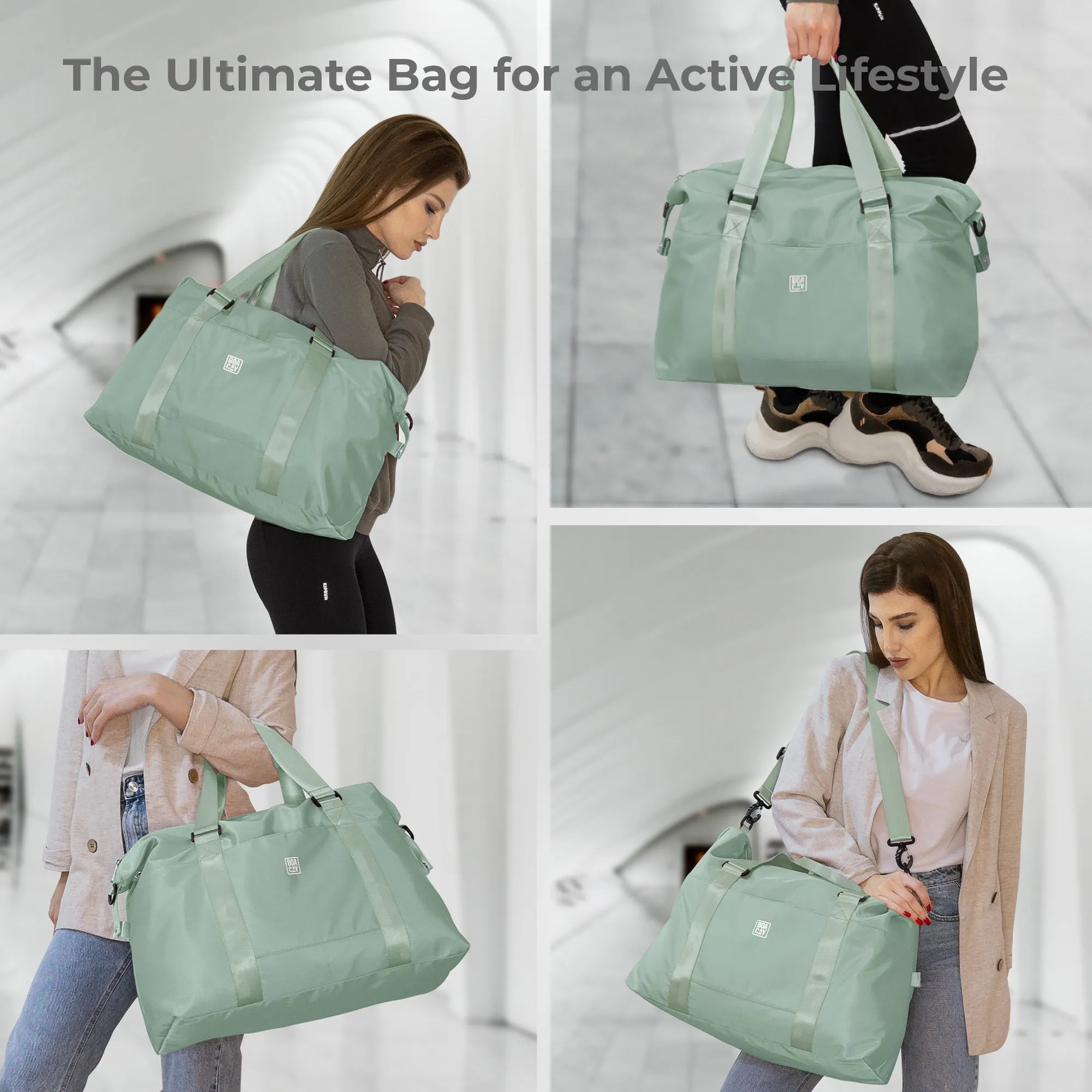 Duffle & Weekender Bag - Mint Green