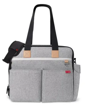 Duo Weekender Diaper Bag - Grey Melange