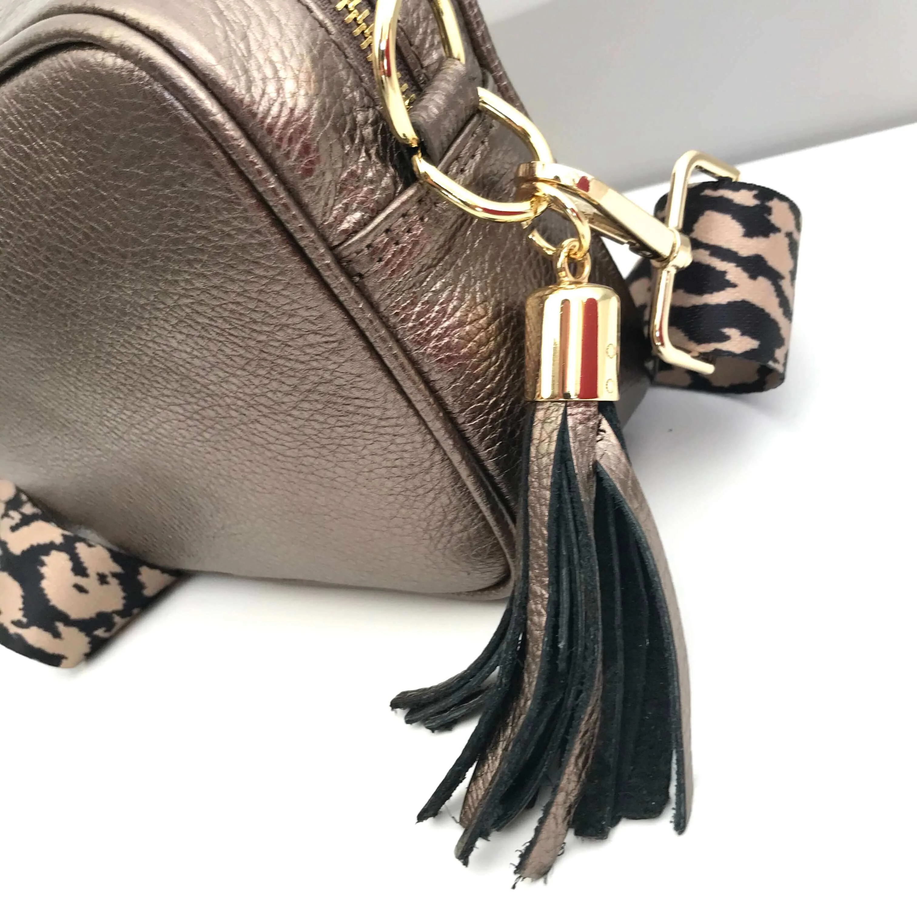 Elie Beaumont Bronze Leather Bag