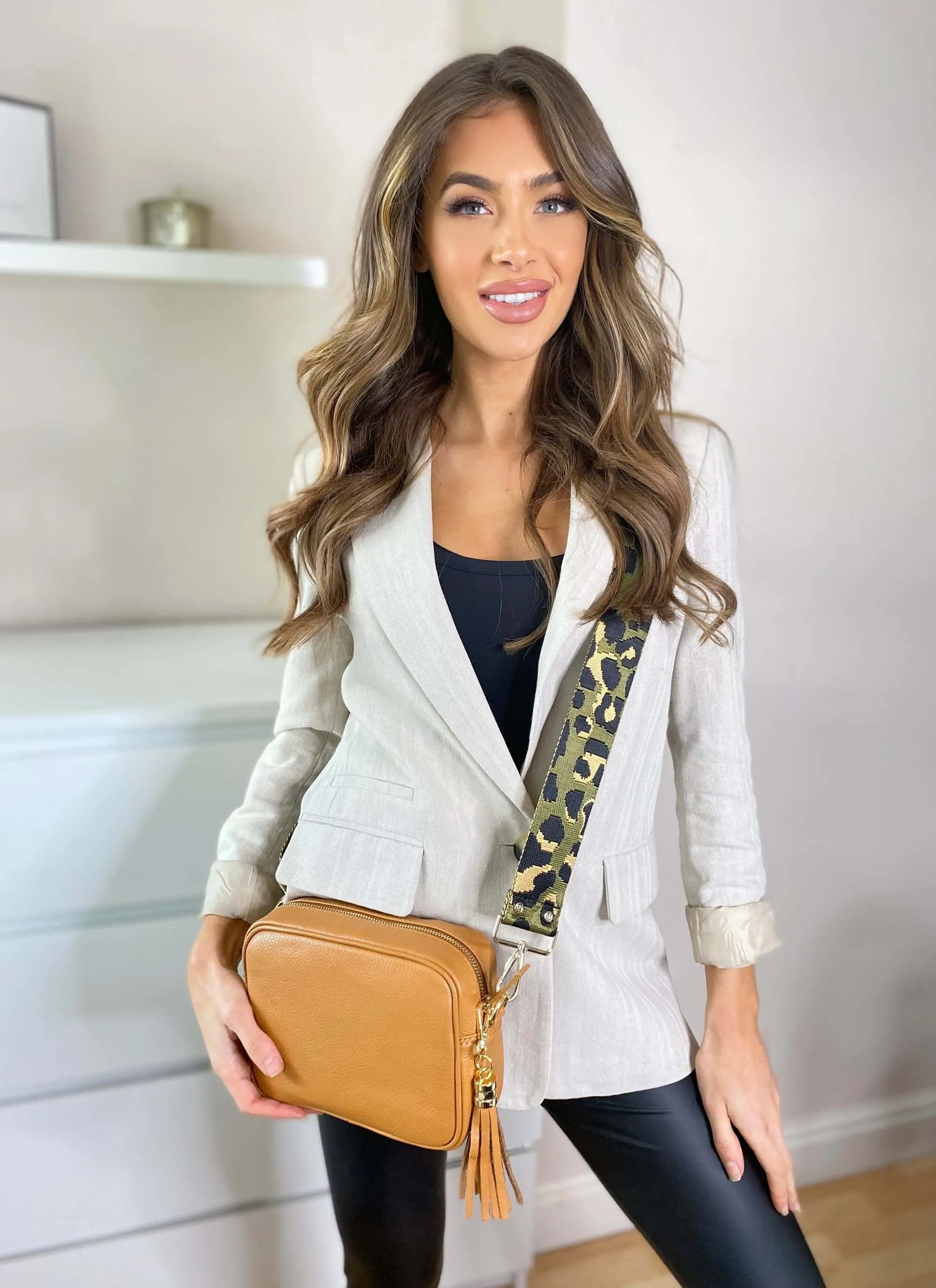 Elie Beaumont Tan Leather Bag
