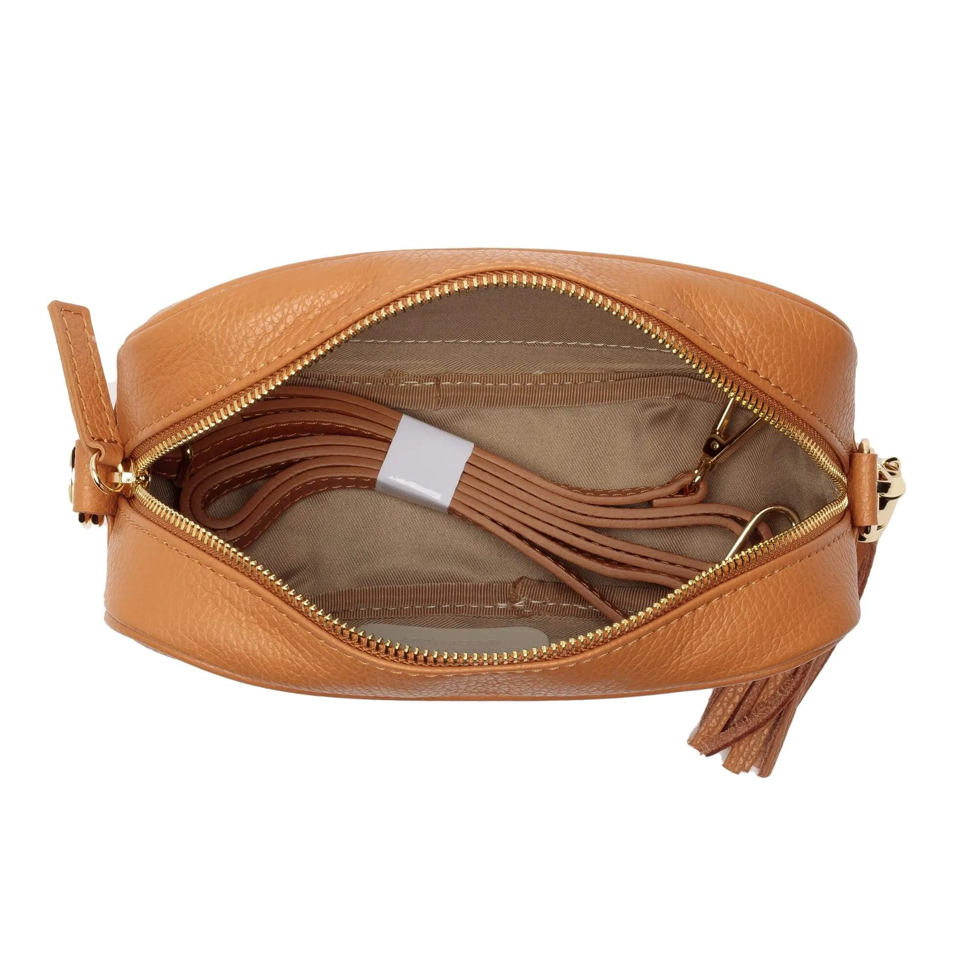 Elie Beaumont Tan Leather Bag