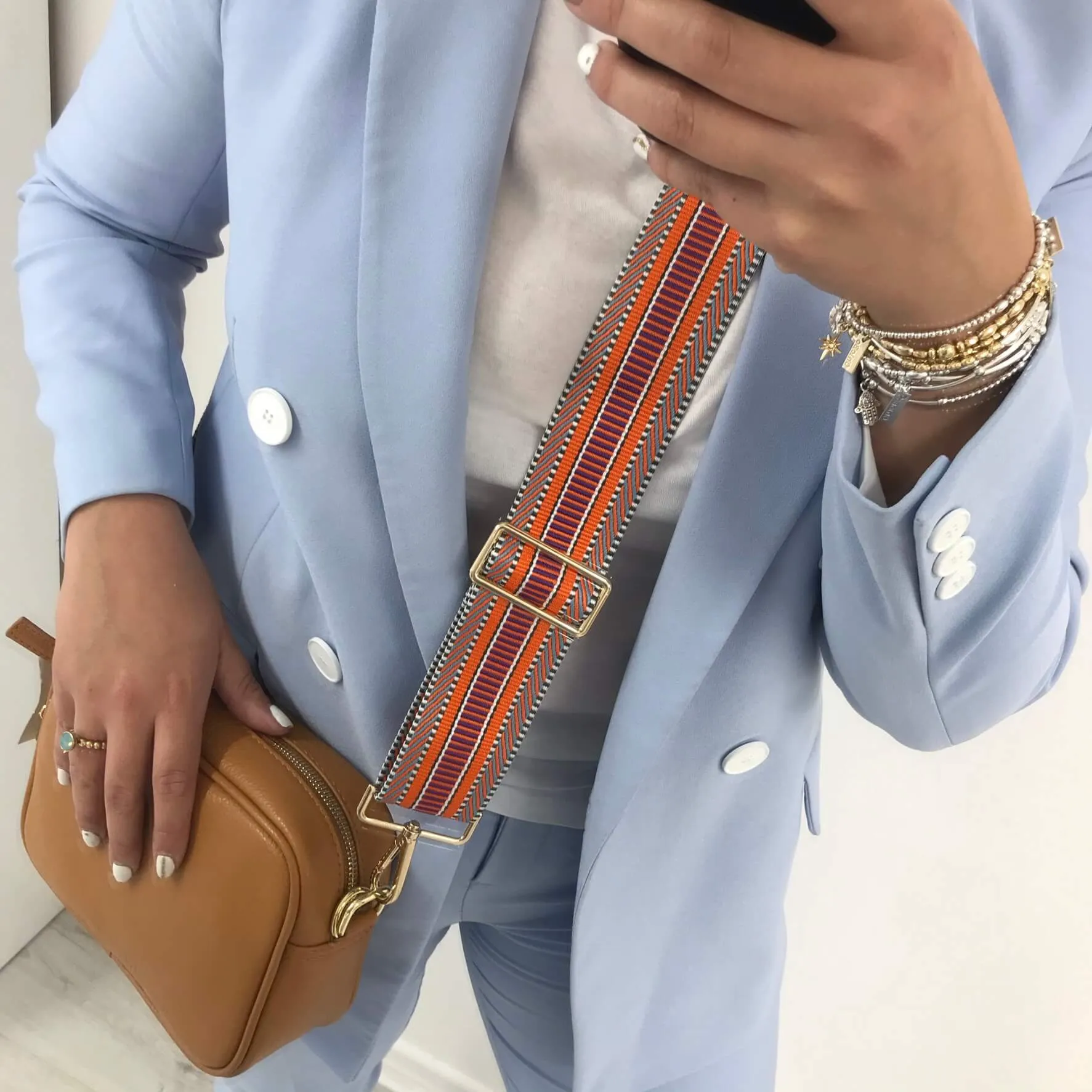 Elie Beaumont Tan Leather Bag