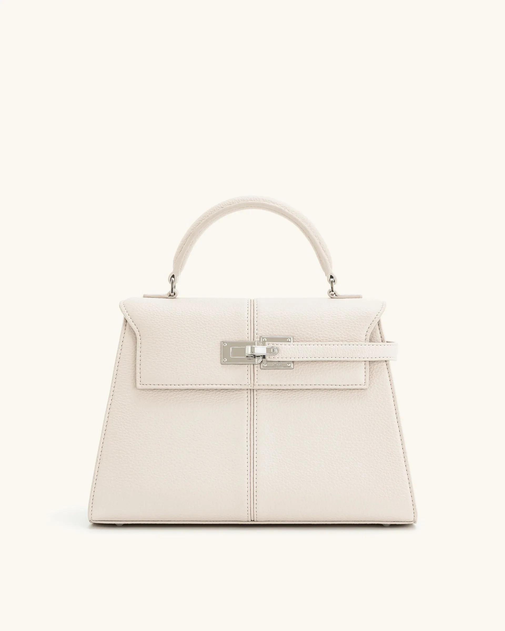 Elise Large Top Handle Bag - Brown