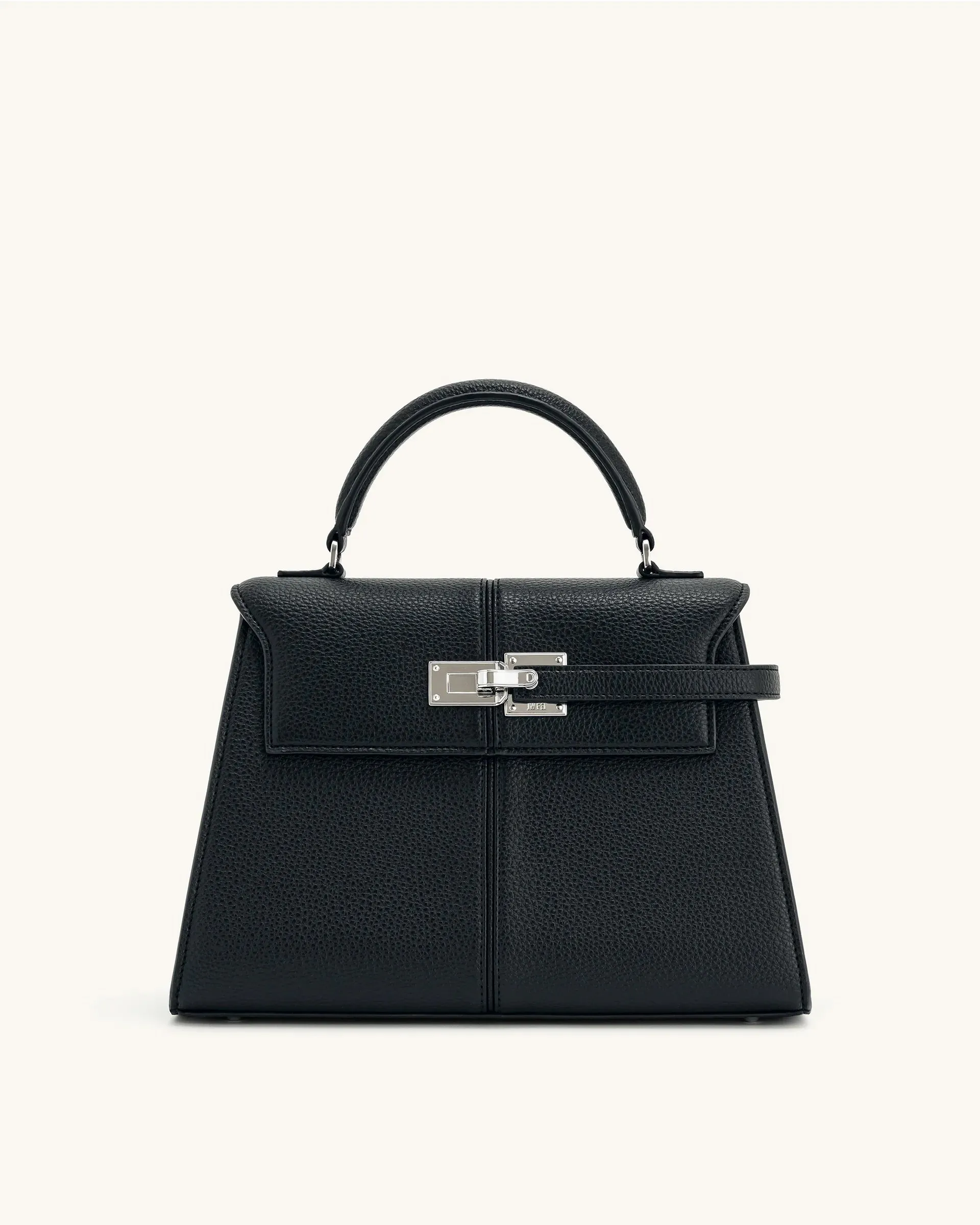 Elise Large Top Handle Bag - Brown