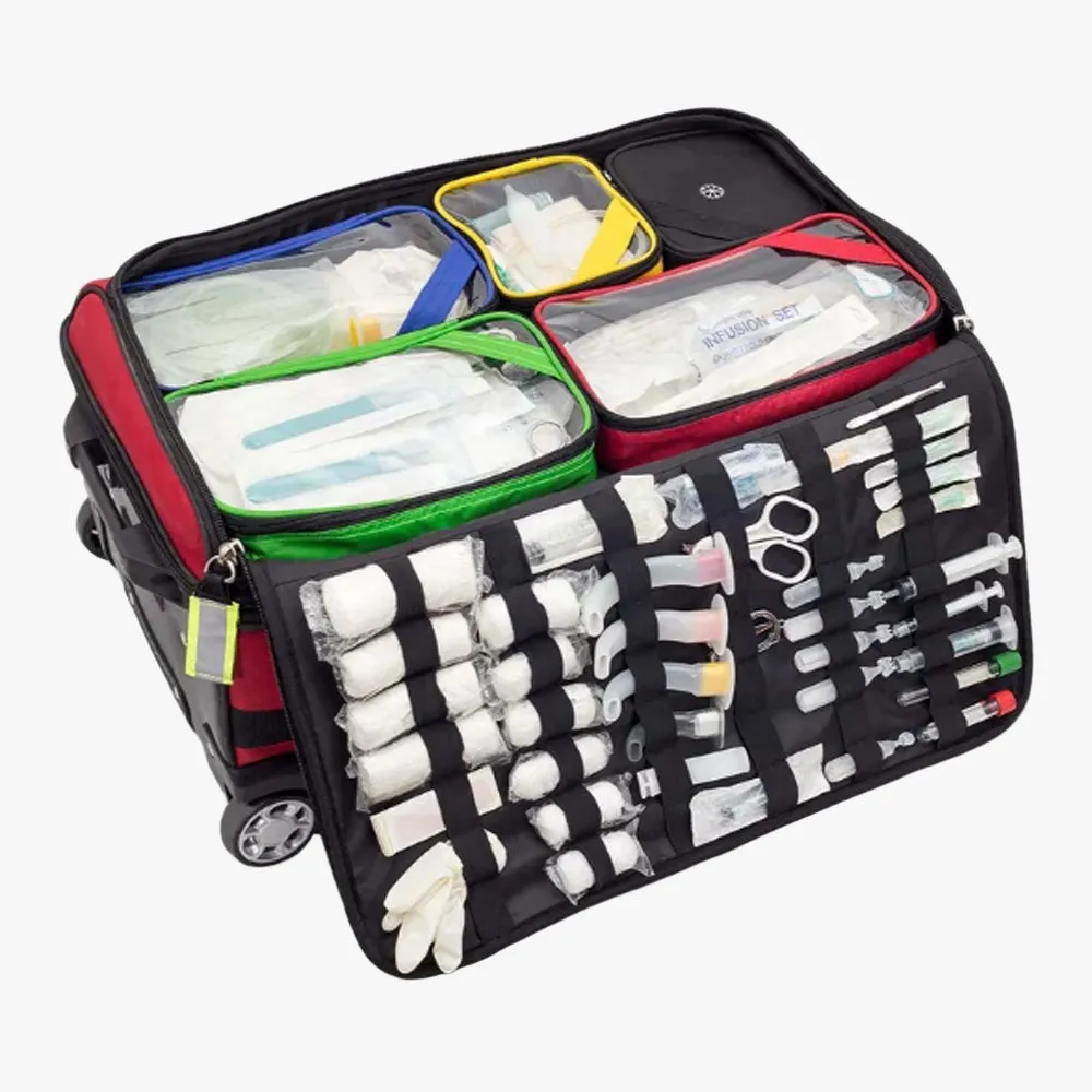 Elite Bags EMPAIR akutväska med hjul och plats för syrgas