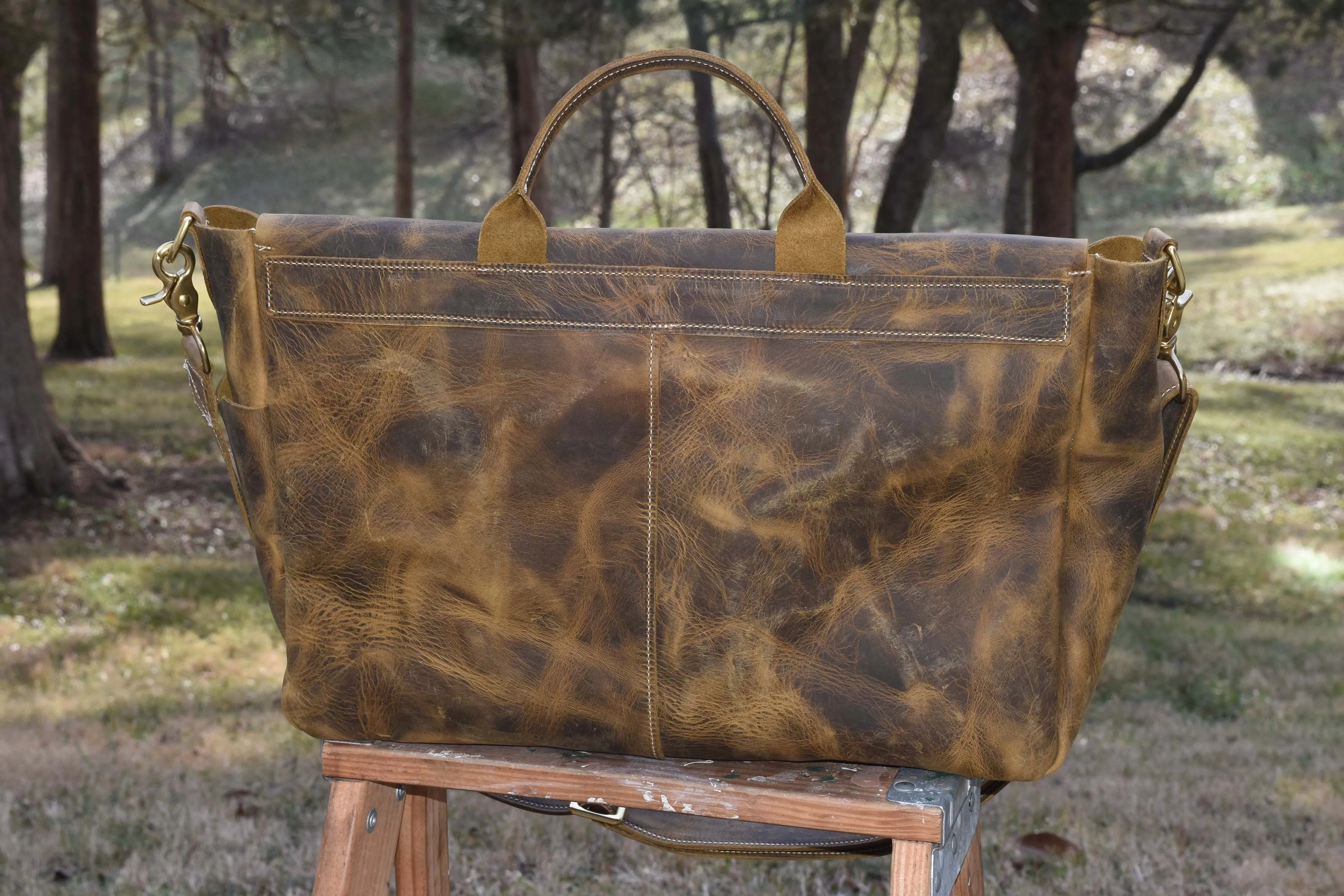 Emerson Leather Messenger Bag