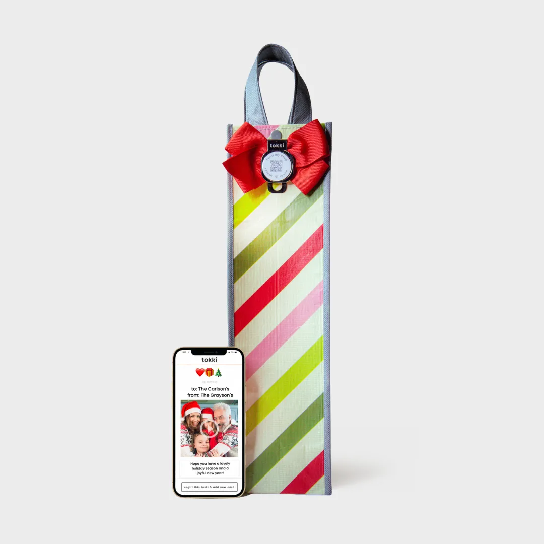 Everything Under the Tree - Spirit Collection | Reusable Gift Bag   QR Greeting Card Bundle | 15 Pieces
