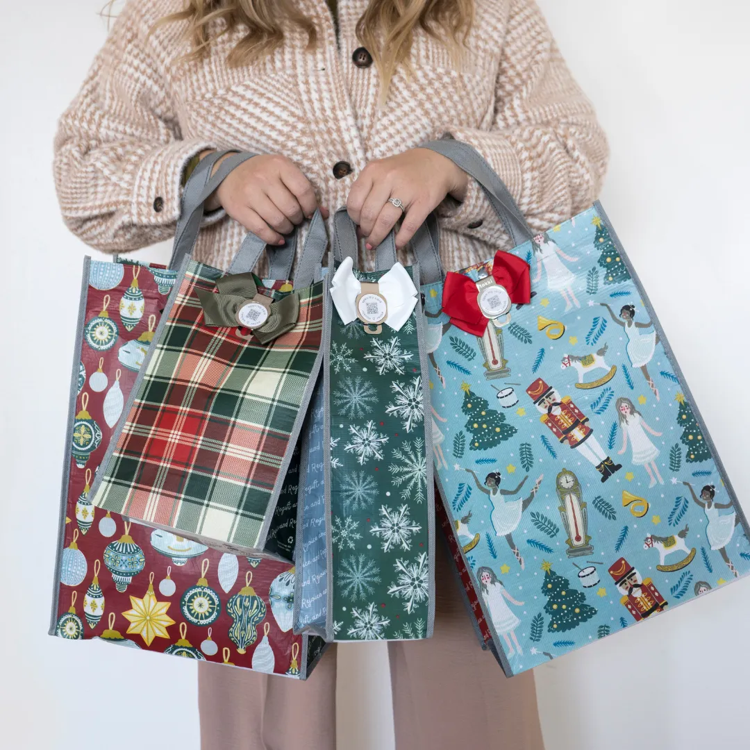 Everything Under the Tree - Spirit Collection | Reusable Gift Bag   QR Greeting Card Bundle | 15 Pieces