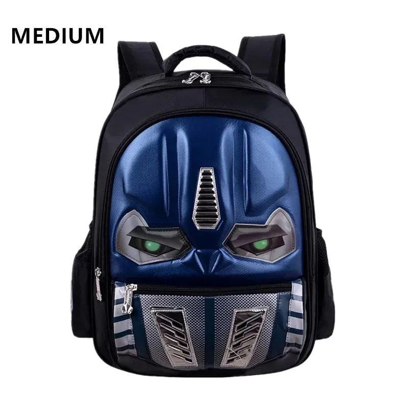 Fashion 3D Cartoon Car School Bags For Boys Primary Children Waterproof Backpack Kids Bookbag Mochila Infantil