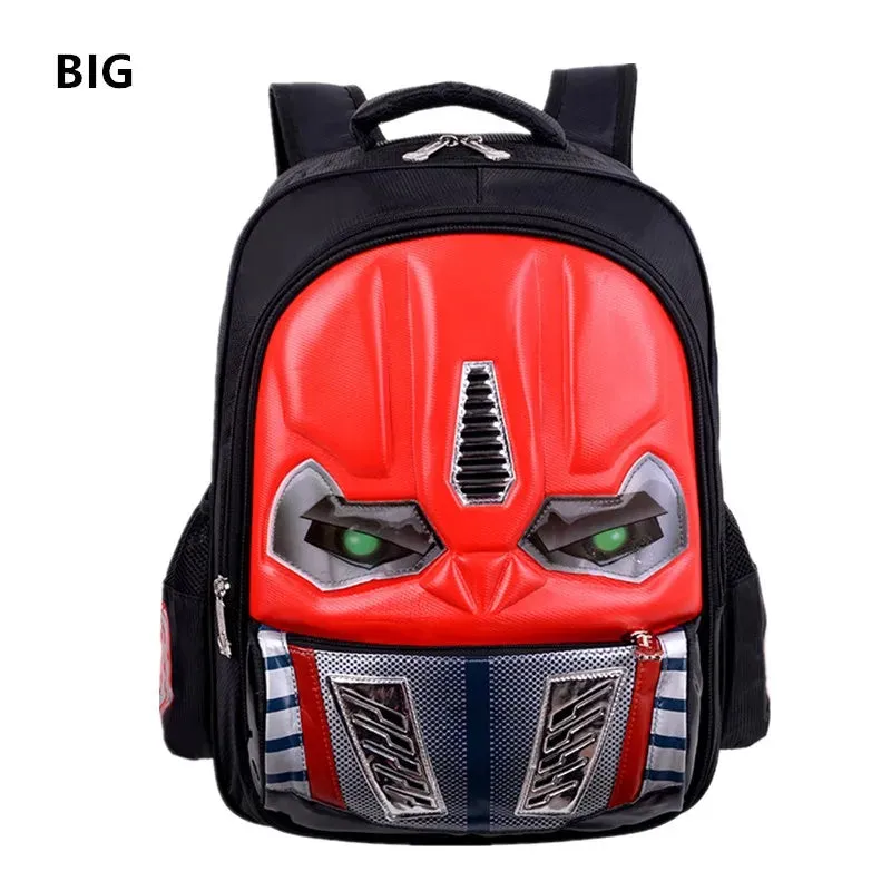Fashion 3D Cartoon Car School Bags For Boys Primary Children Waterproof Backpack Kids Bookbag Mochila Infantil