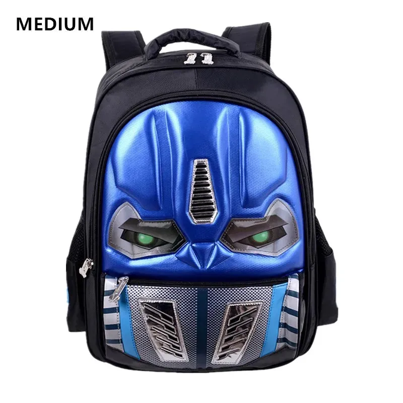 Fashion 3D Cartoon Car School Bags For Boys Primary Children Waterproof Backpack Kids Bookbag Mochila Infantil