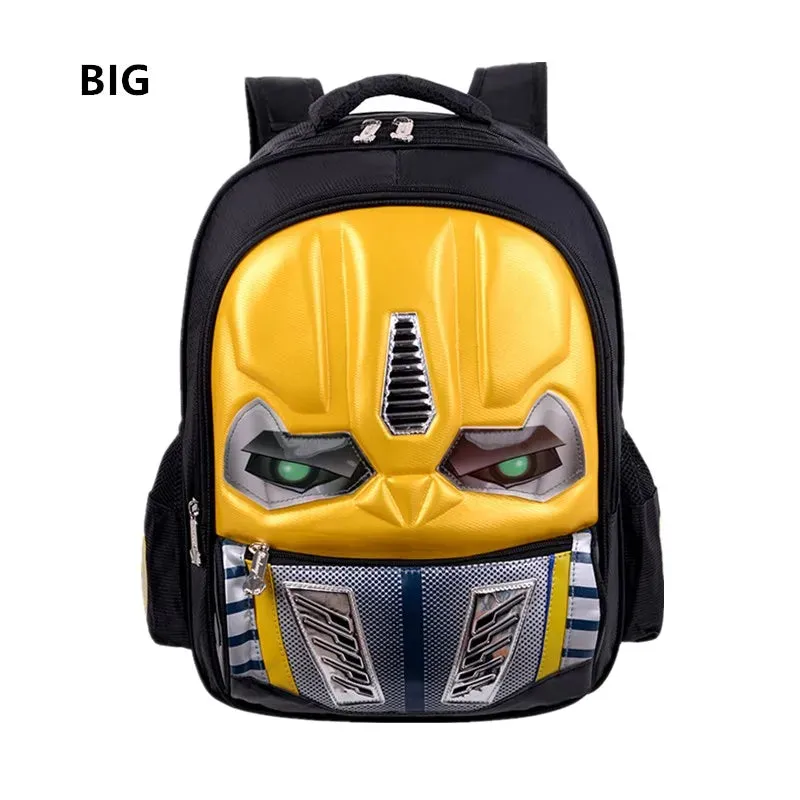 Fashion 3D Cartoon Car School Bags For Boys Primary Children Waterproof Backpack Kids Bookbag Mochila Infantil