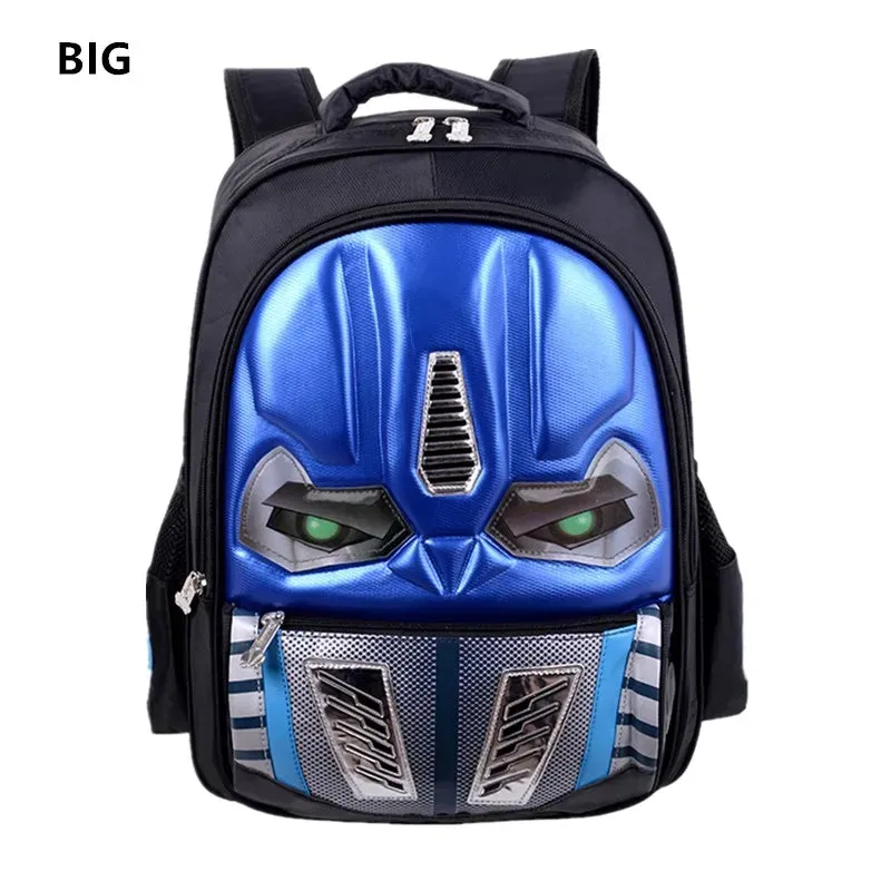 Fashion 3D Cartoon Car School Bags For Boys Primary Children Waterproof Backpack Kids Bookbag Mochila Infantil
