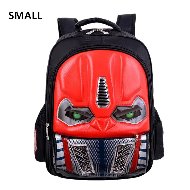 Fashion 3D Cartoon Car School Bags For Boys Primary Children Waterproof Backpack Kids Bookbag Mochila Infantil